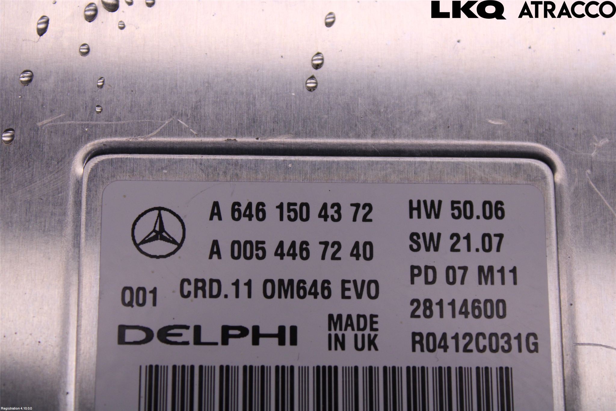 Mercedes-Benz MB C-KLASS (W204) 07-15 Styreenhet Dieselpumpe