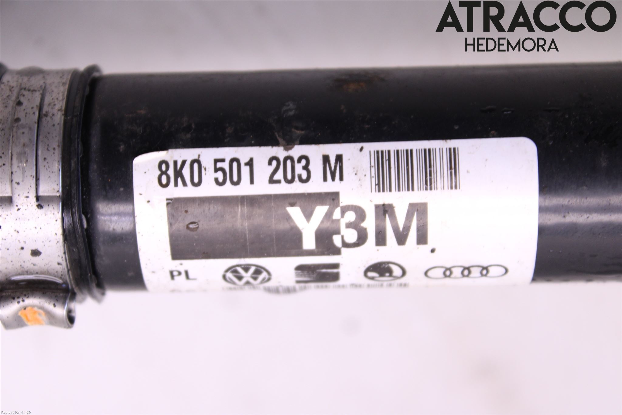 Audi A4 12-15 Drivaksel Bak Kompl Venstre