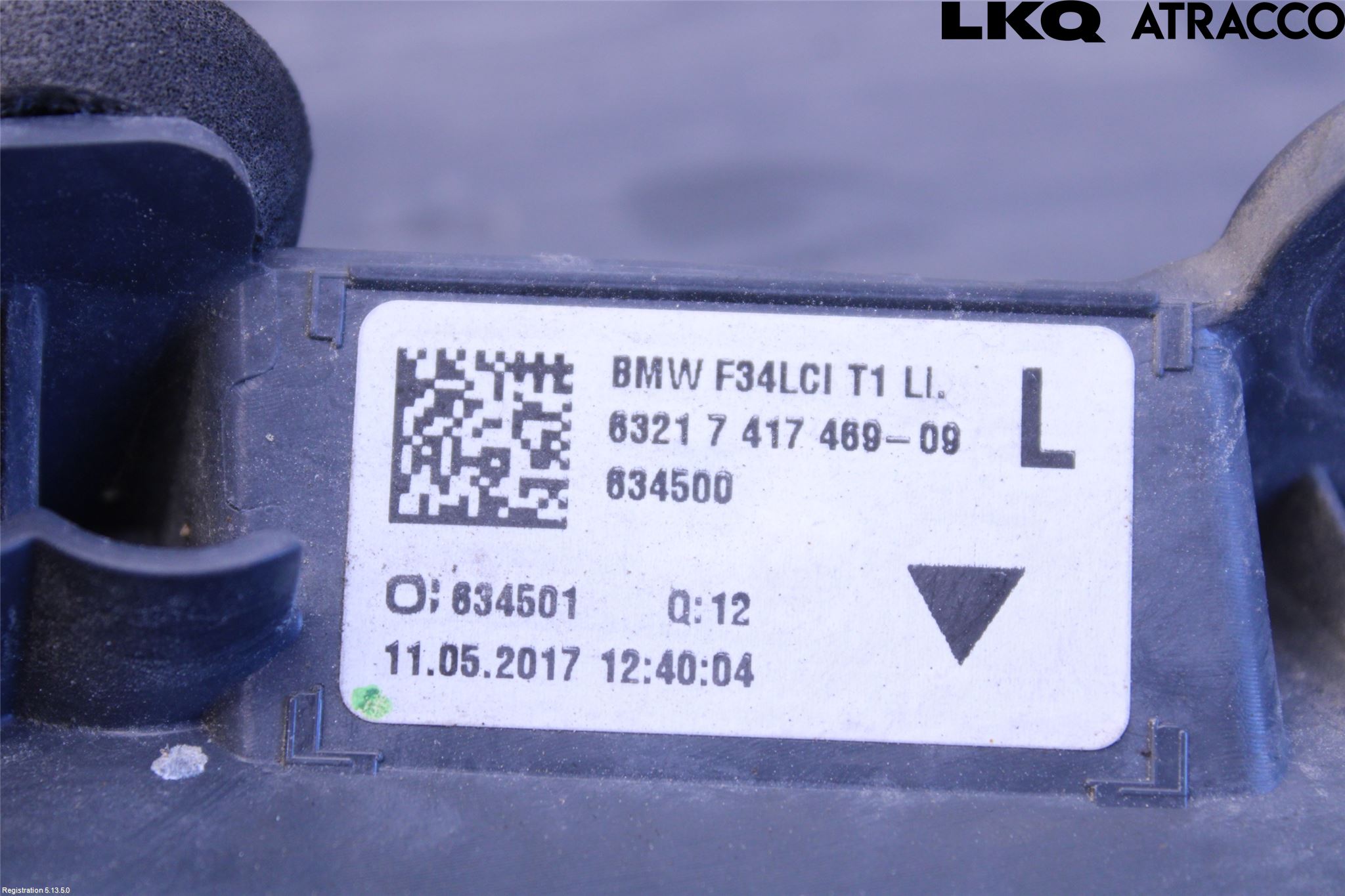 BMW 3 GT F34 13-19 Baklykt Venstre
