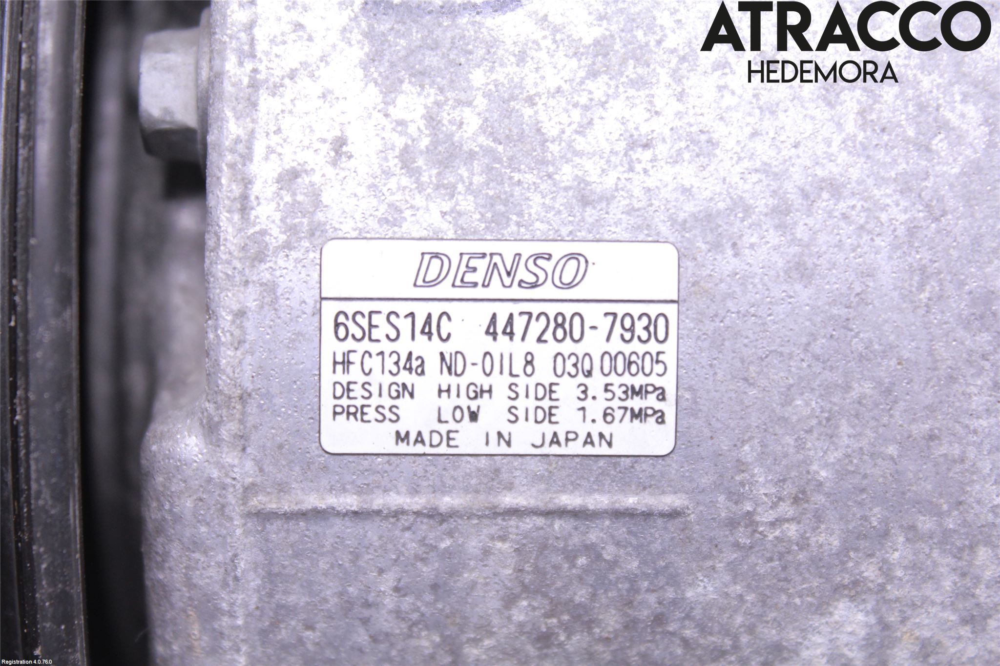 Toyota RAV4 13-18 Varme Ac Kompressor