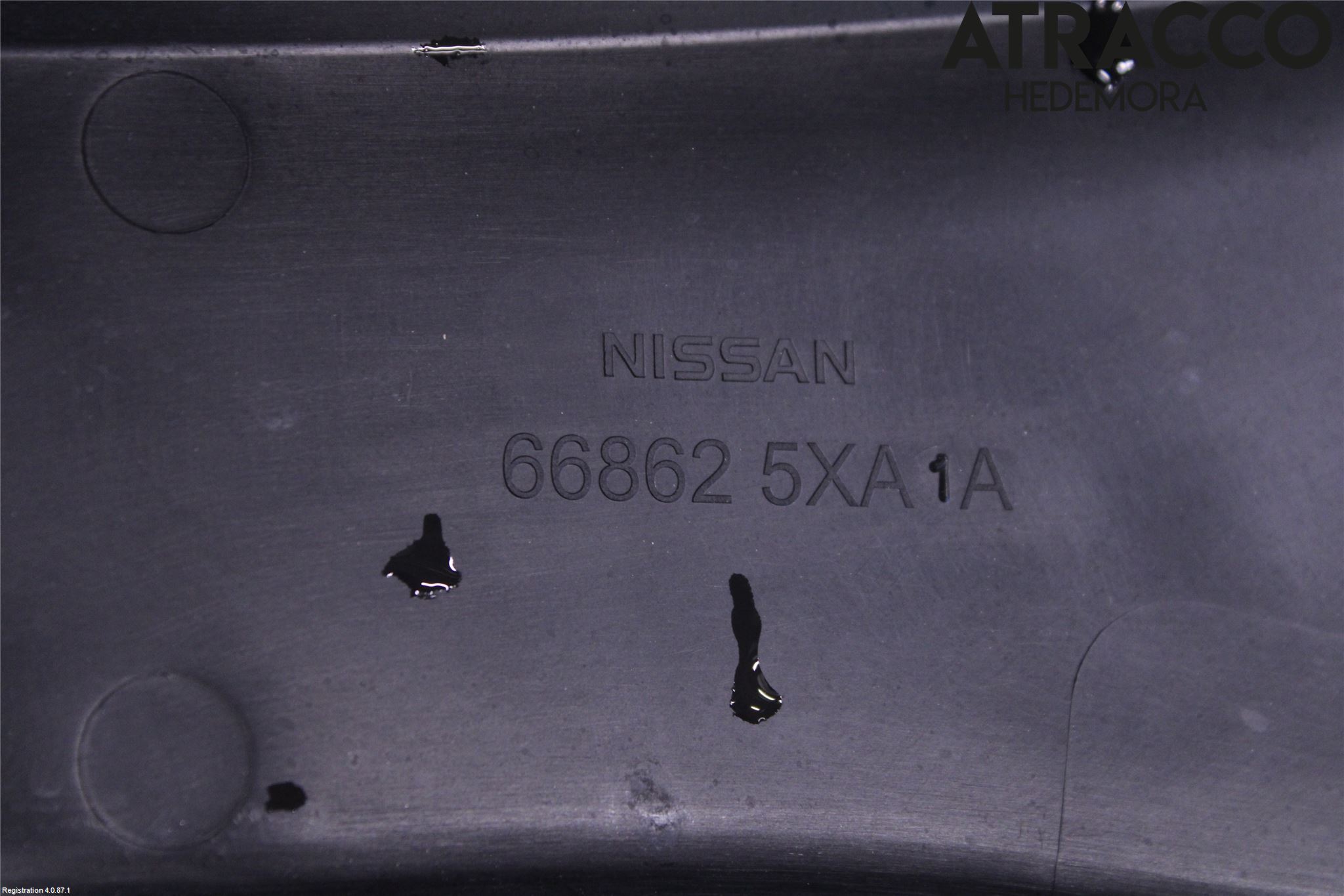 Mercedes-Benz MB X-KLASS (BR 470) 18-20 Visker Deksel-Grill-Under Frr