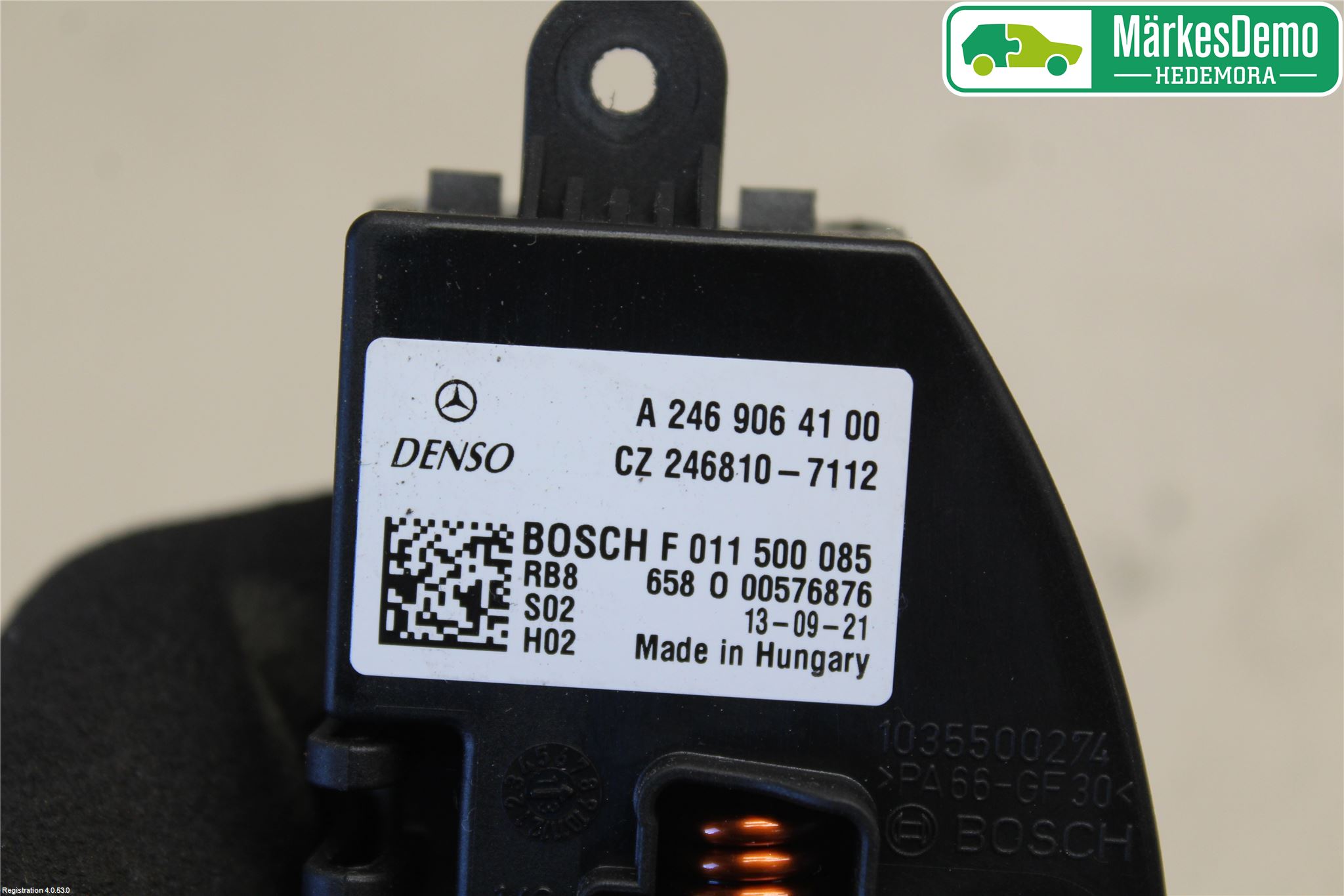 Mercedes-Benz MB A-KLASS (W176) 13-18 Varmeapparat Viftemotstand