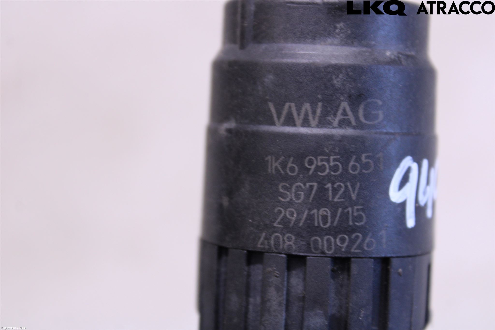 Volkswagen VW GOLF / E-GOLF VII 13-20 Spylerpumpe Frontrute