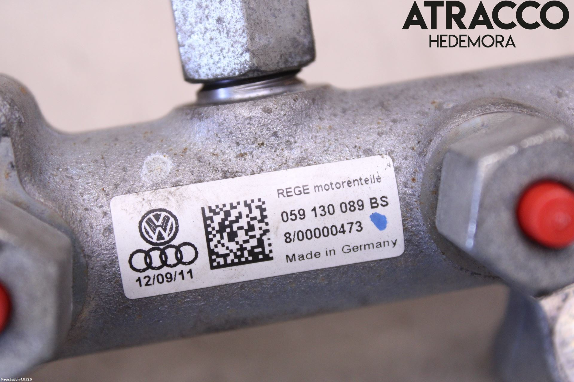 Audi A7/S7 4G 11-17 Inns Dyserør