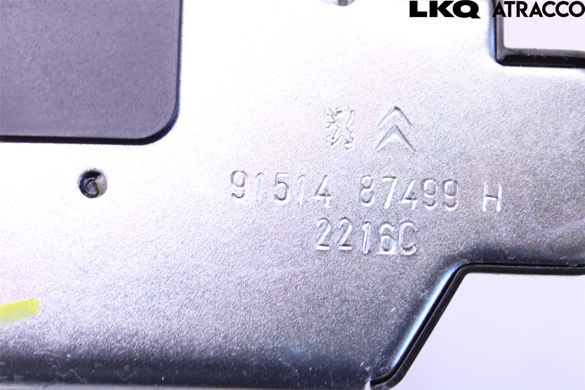 Citroen C3 10-17 Bakluke-Lokk Låsekasse