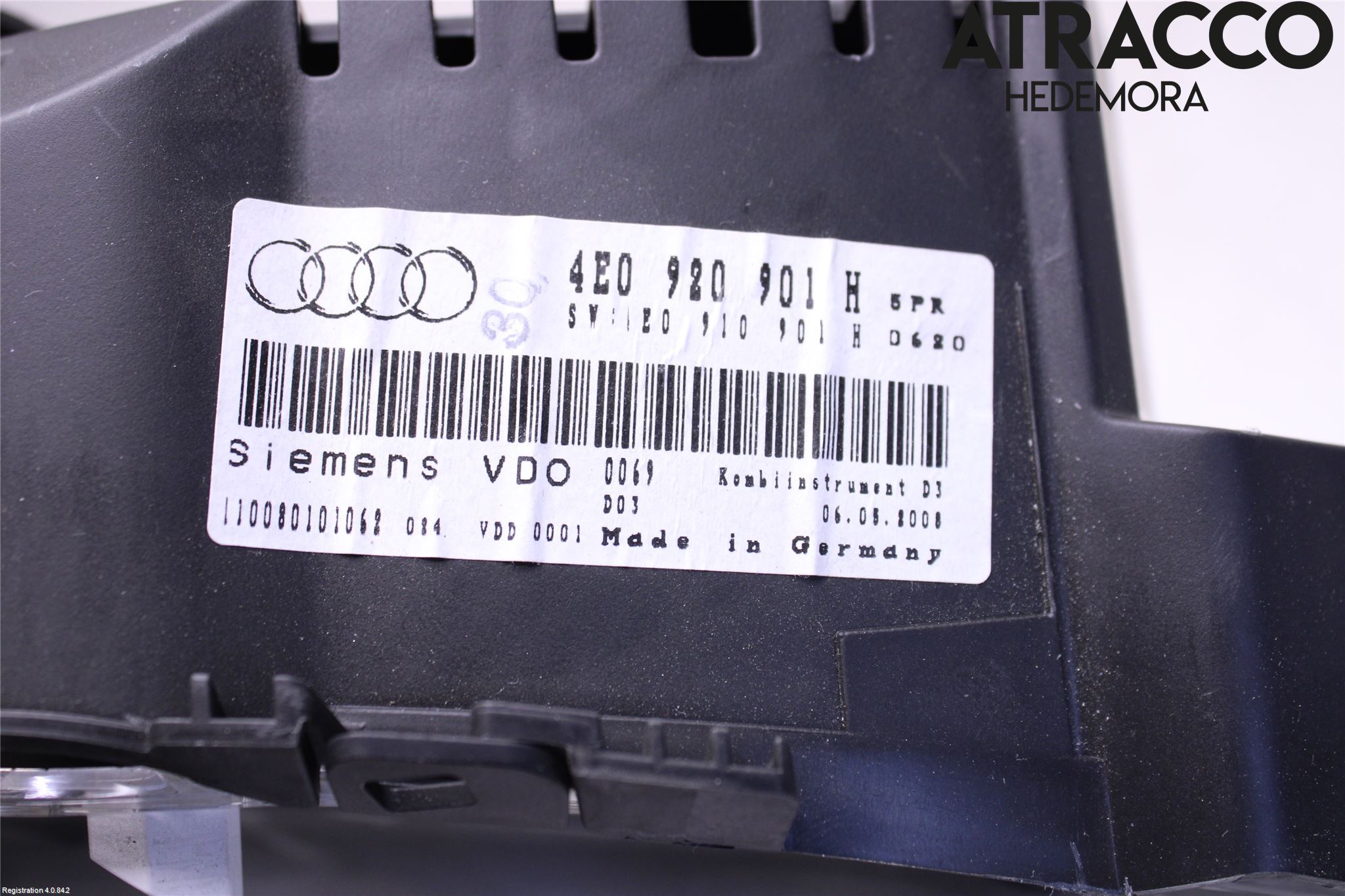 Audi A8/S8 4E  02-09 Instr Kombinert