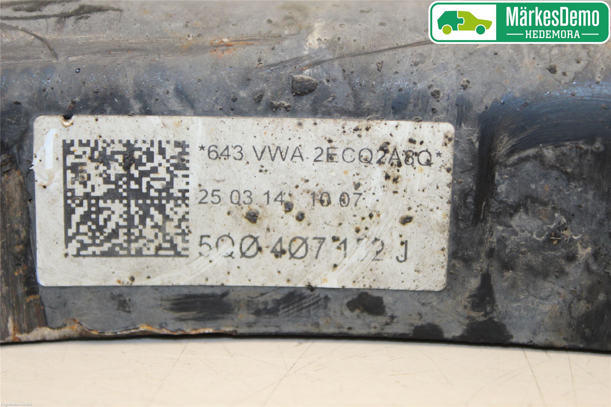 Volkswagen VW GOLF / E-GOLF VII 13-20 Bærearm Foran Høyre Nedre