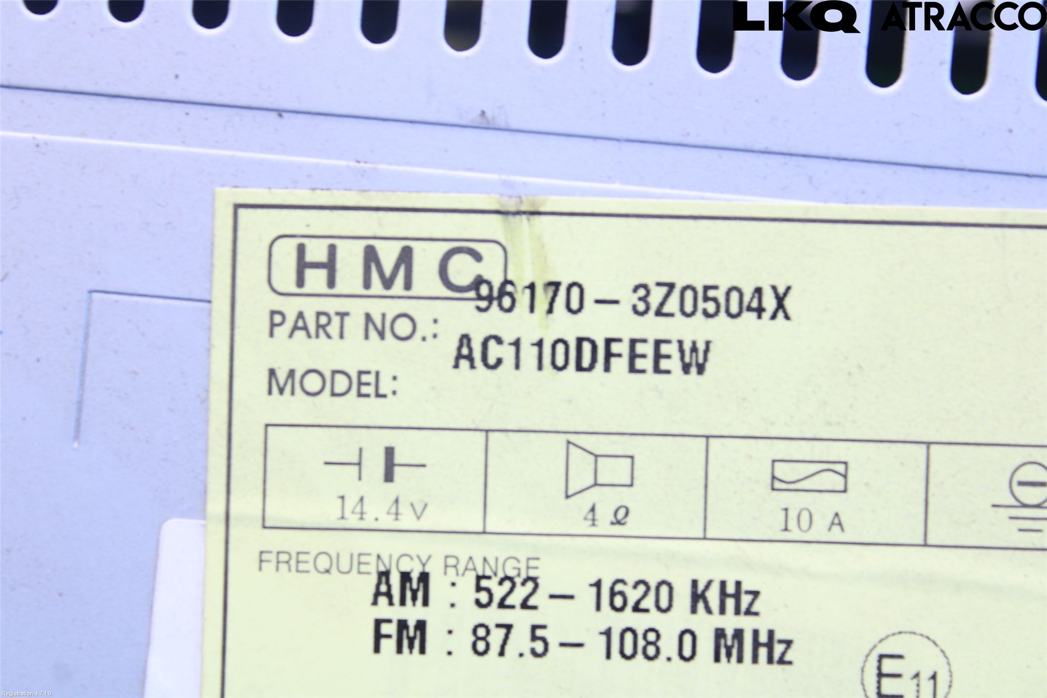 Hyundai i40 08-15 Stereo Radio Med Cd