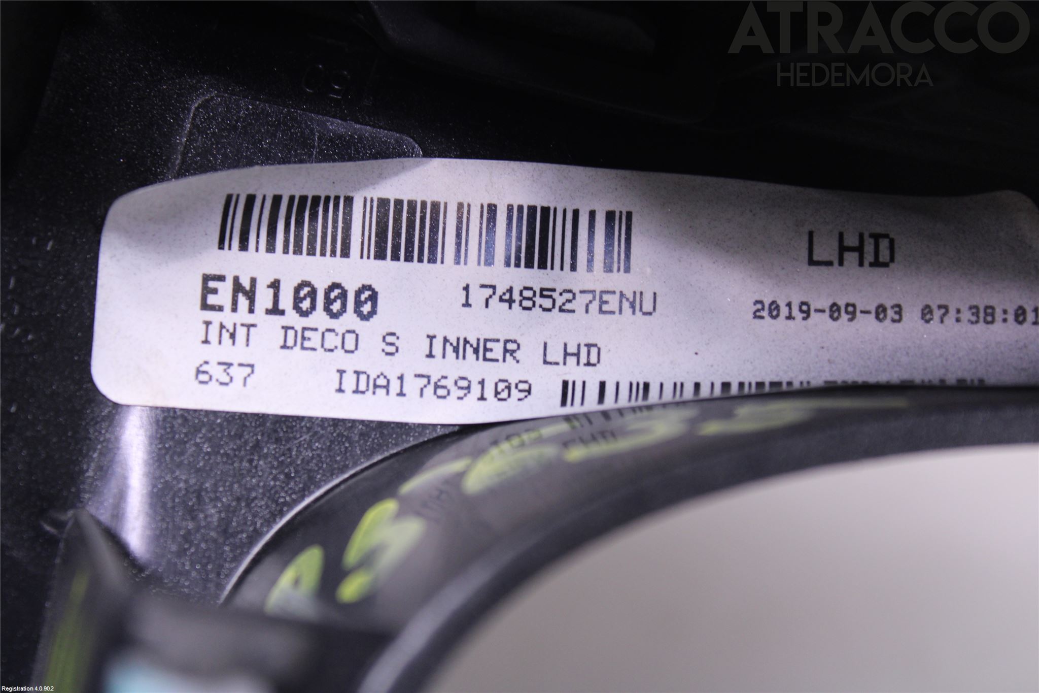 Ford RANGER EU 12-23 Dashbord Kanal - Dyse