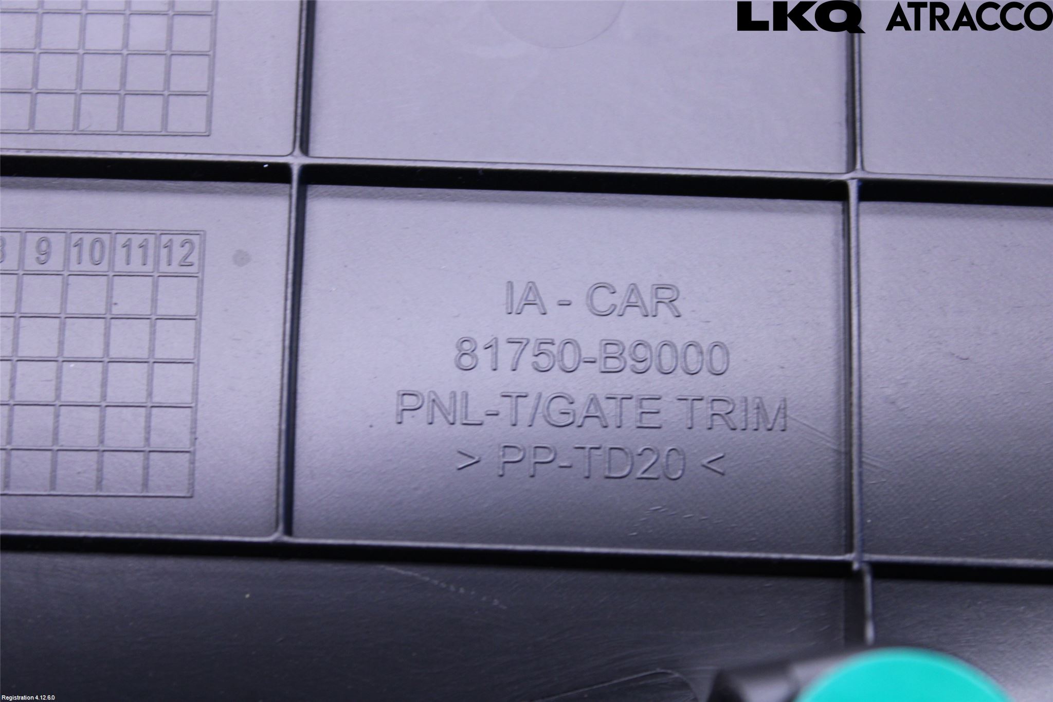 Hyundai i10 BA 14-16 Innr Bakluketrekk