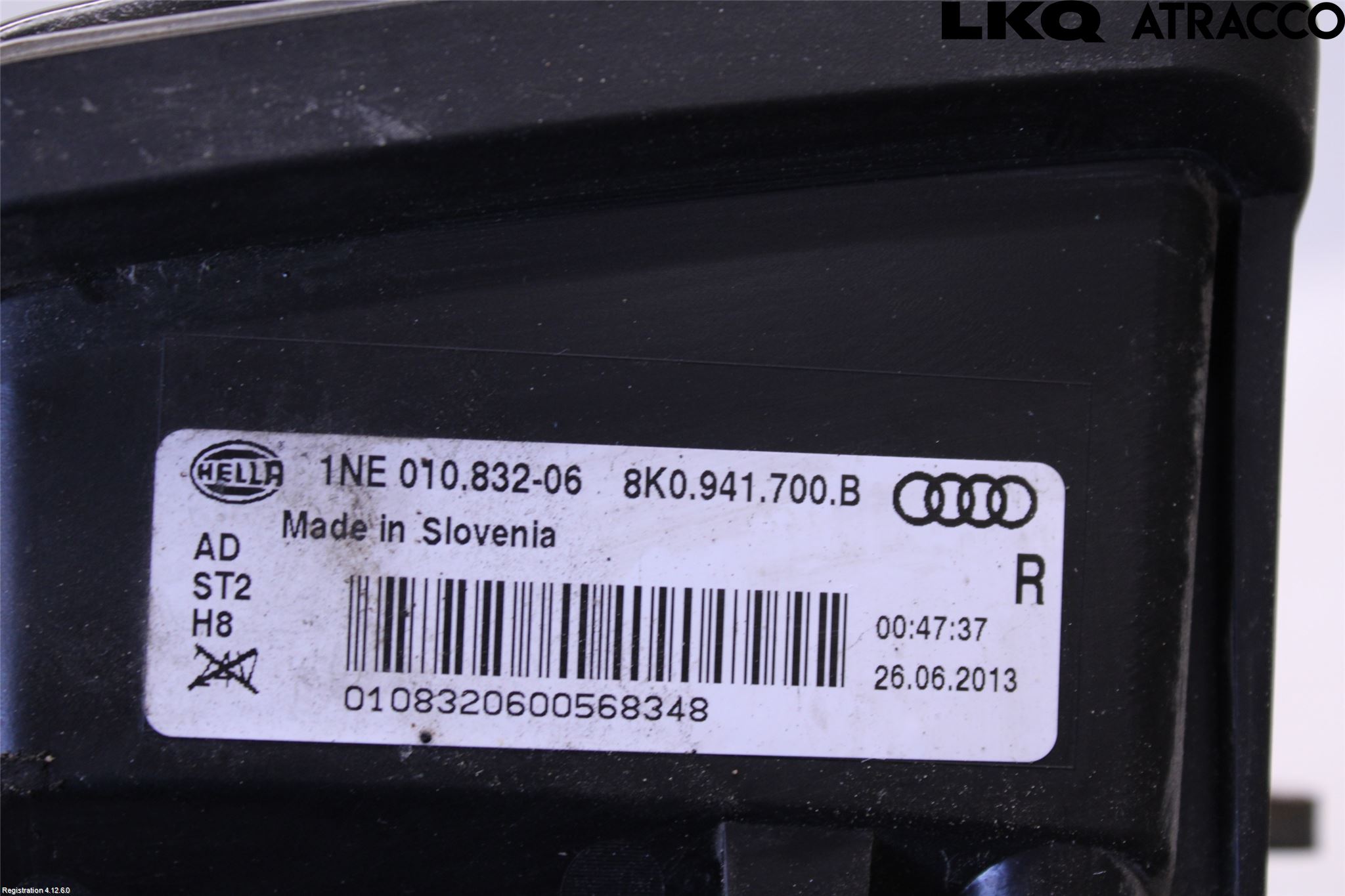 Audi A4 12-15 Frontlykt-Kurve-Tåkelys