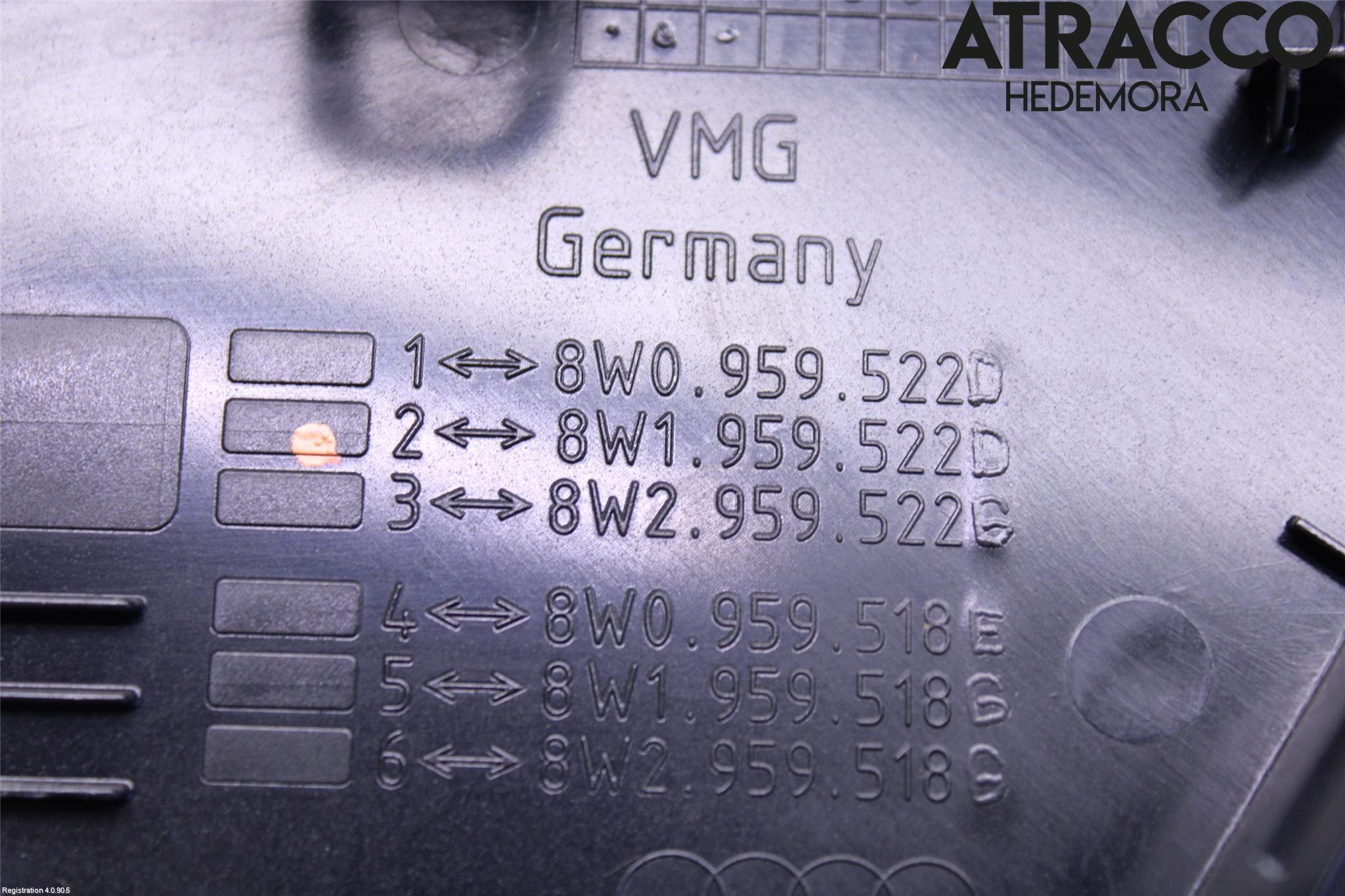 Audi A5 17- Innr Dørhandtak H Indre