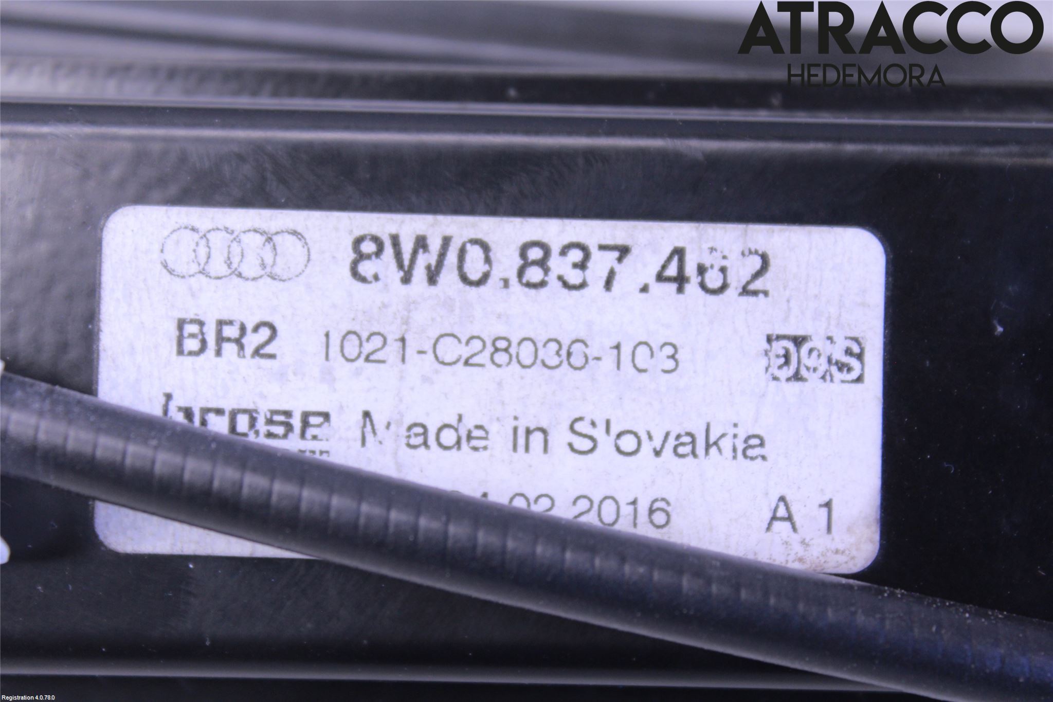Audi A4/S4 B9 16-19 Vindusheis El Komp