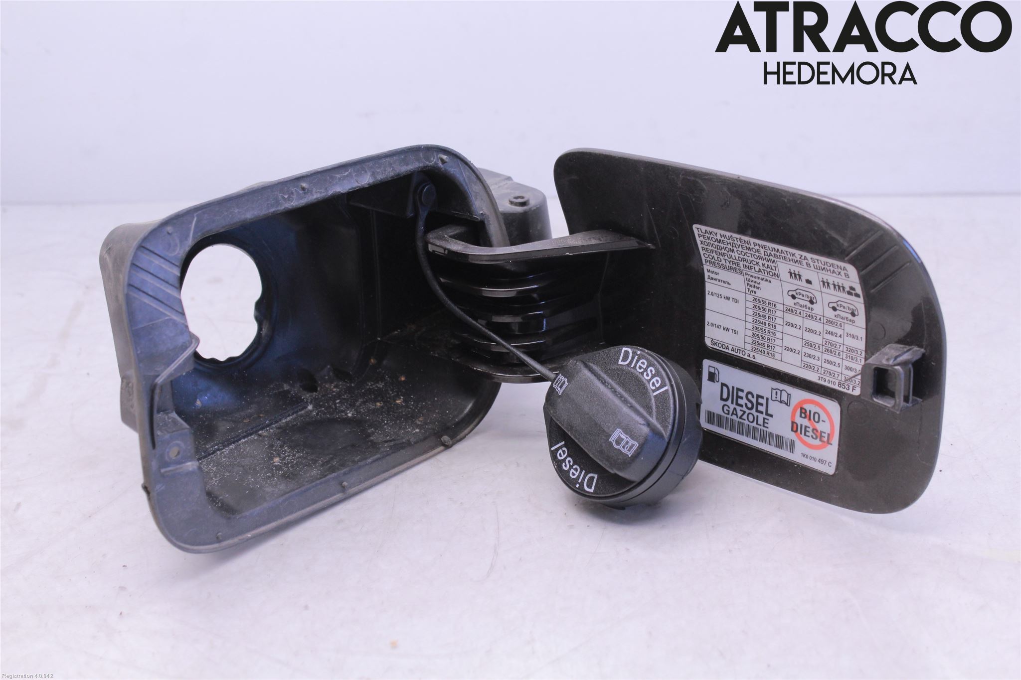 Skoda SUPERB 09-15 Drivstoff Tankluke
