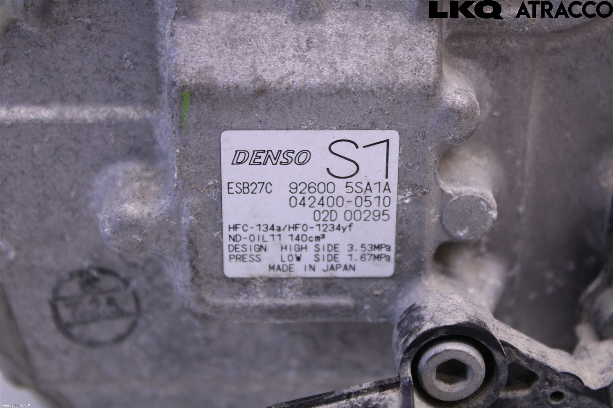 Nissan LEAF 18- Varme Ac Kompressor