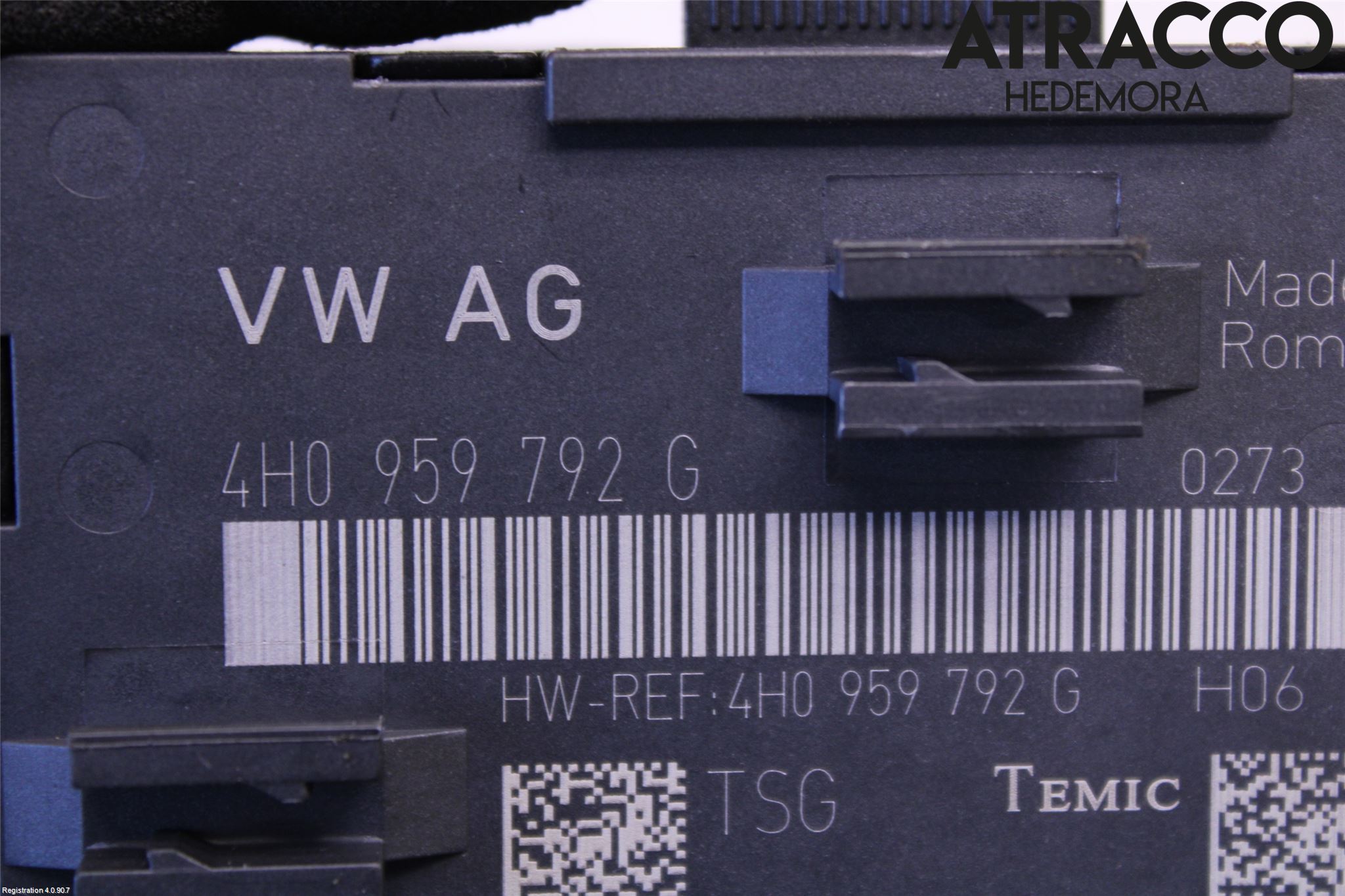Audi A8/S8 4H 10-17 Styreenhet Dør