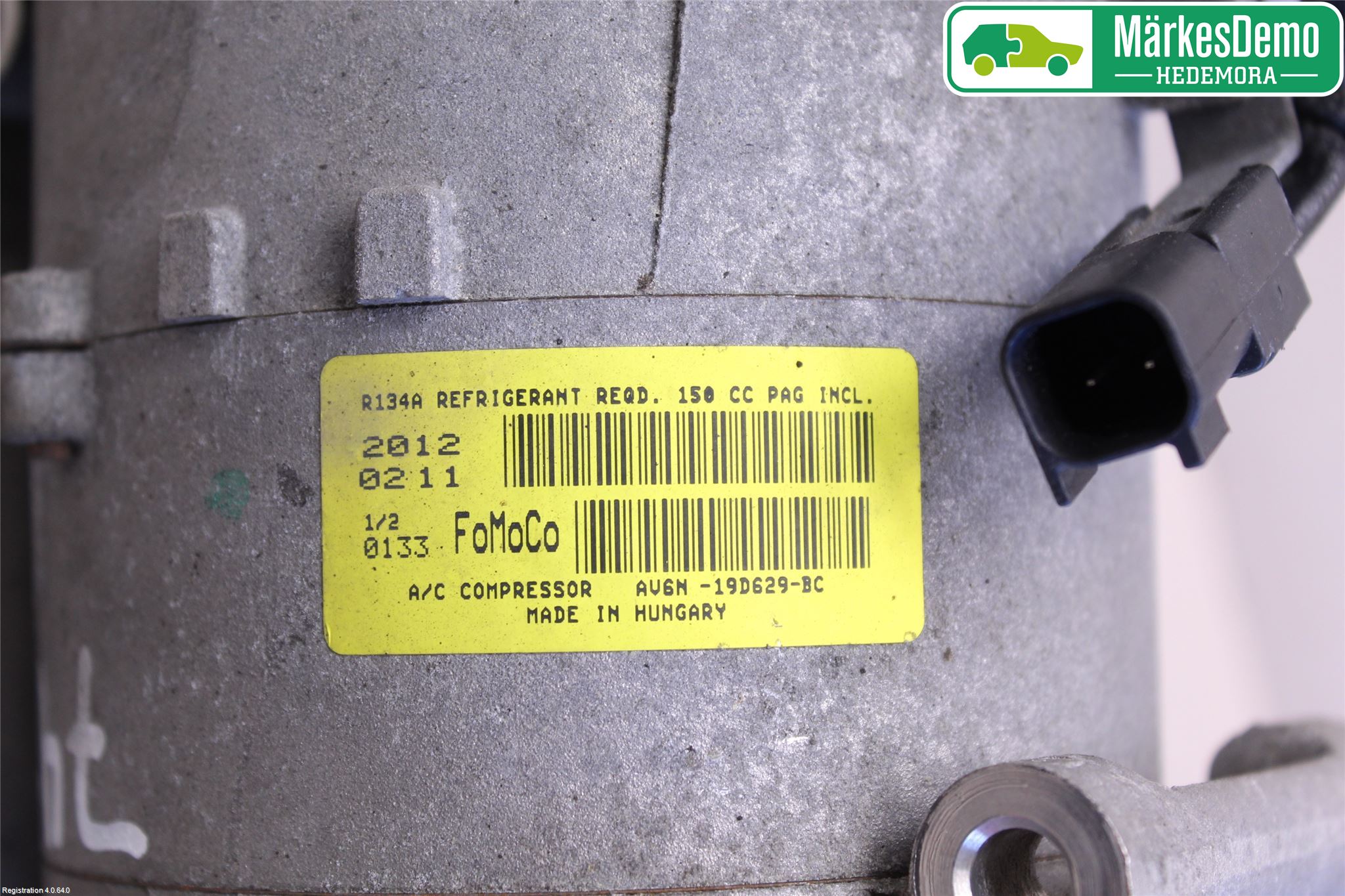 Landrover LAND ROVER RANGE ROVER EVOQUE (L538) 11-18 Varme Ac Kompressor