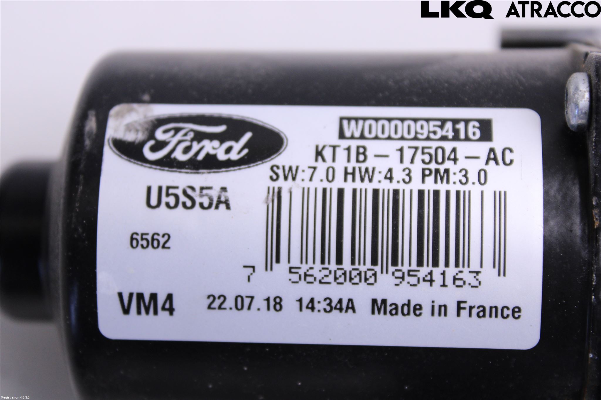 Ford TRANSIT/TOURNEO CONNECT 13-22 Viskermotor Frontrute