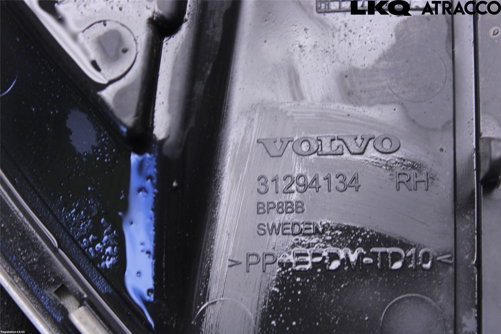 Volvo S60 11-13 Frontlykt Kurve-Tåkelys Ramme