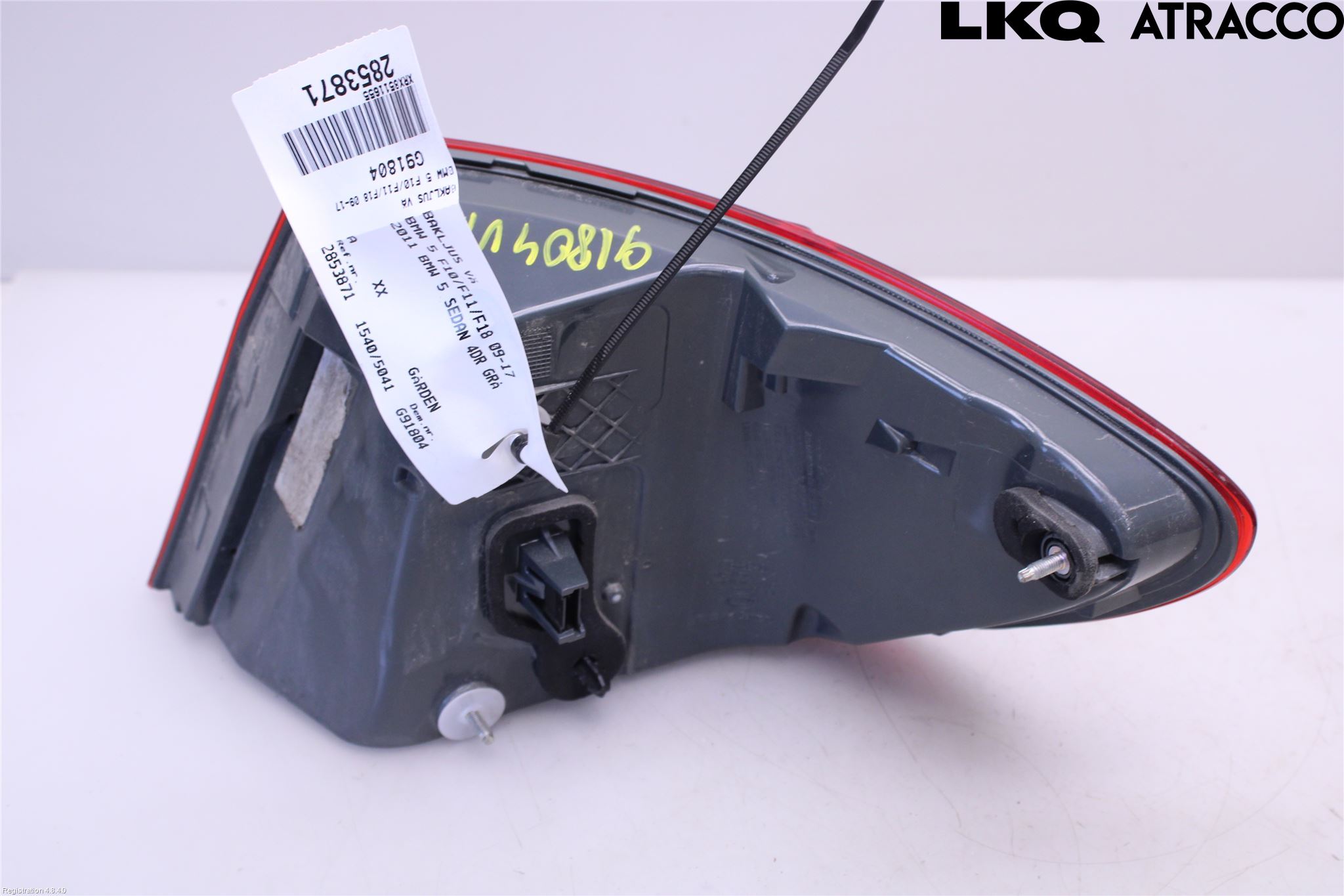 BMW 5 F10/F11/F18 09-17 Baklykt Venstre