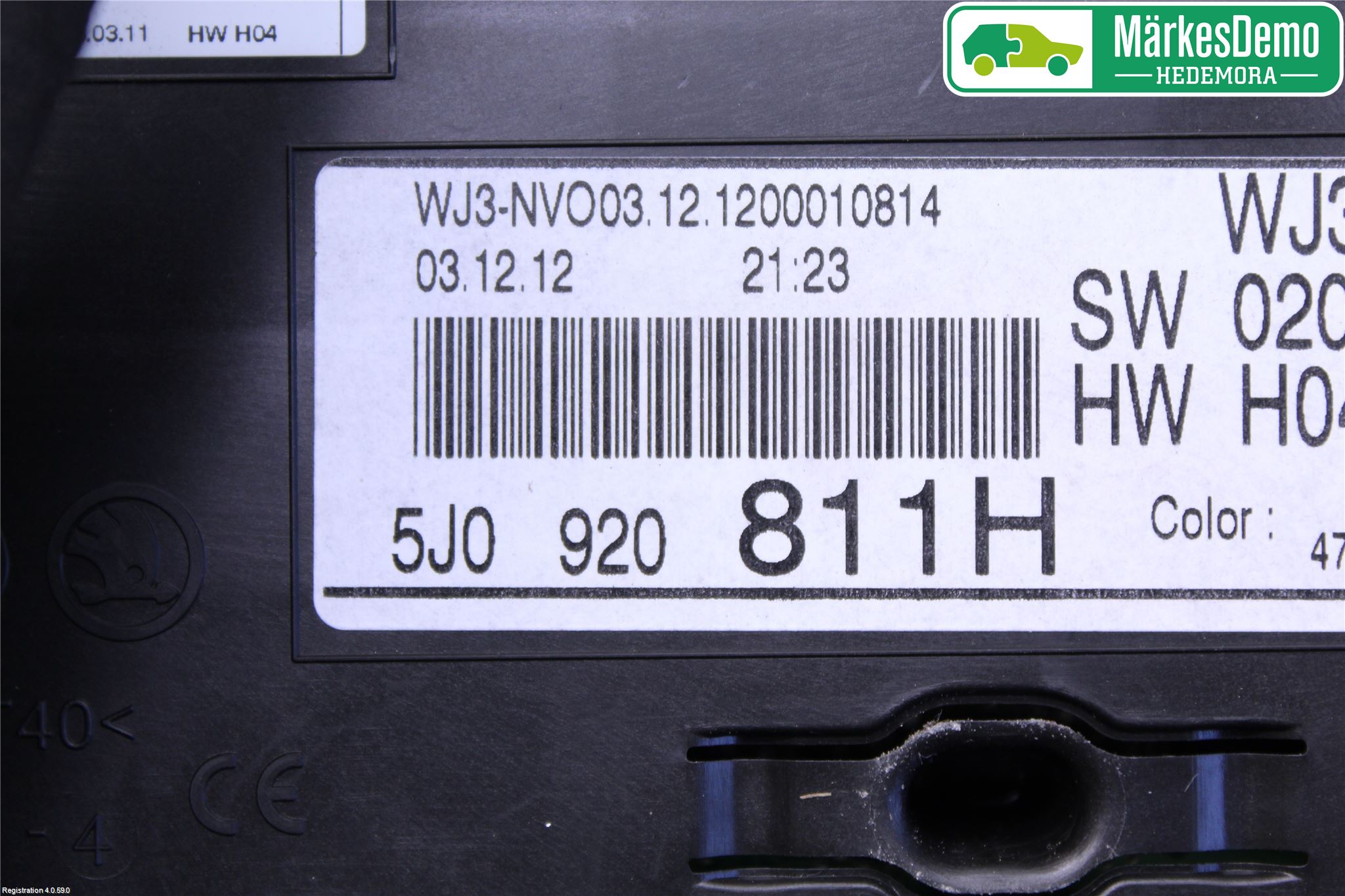 Skoda ROOMSTER Instr Kombinert