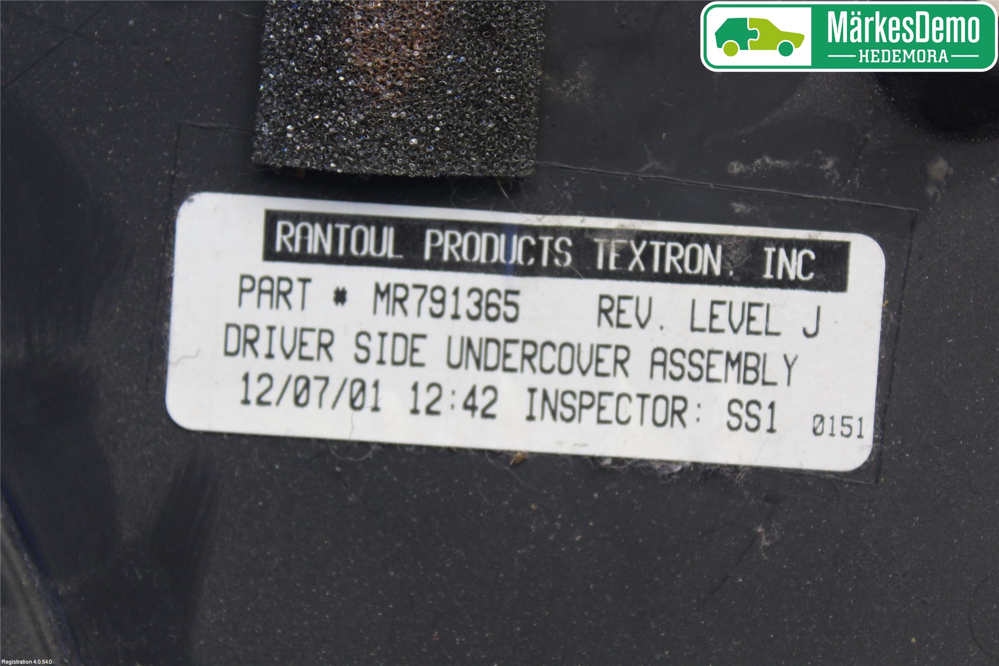 Mitsubishi ECLIPS Innr Dashbord Sparkeplate