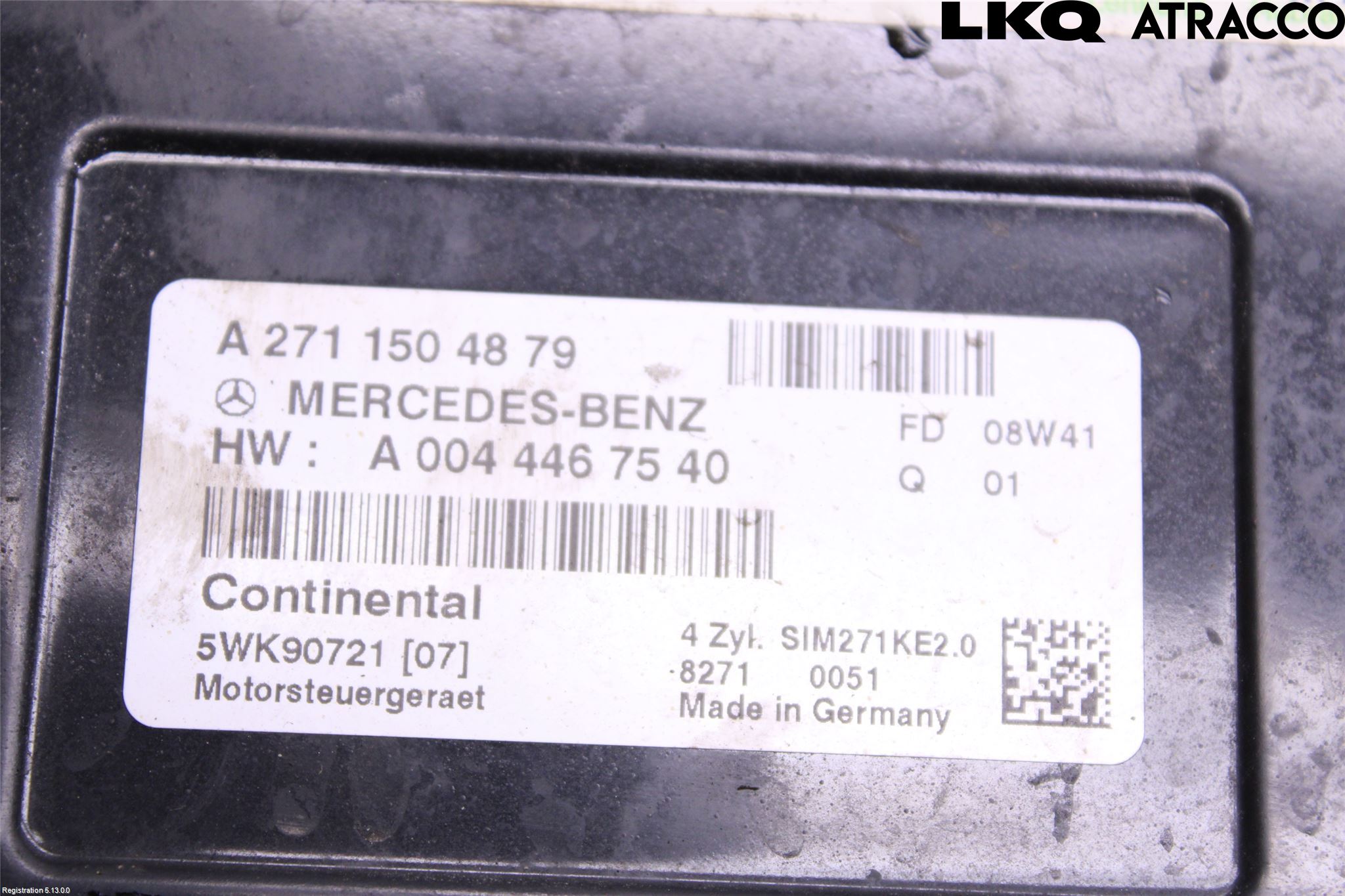 Mercedes-Benz MB C-KLASS (W204) 07-15 Styreenhet Innsprøytning