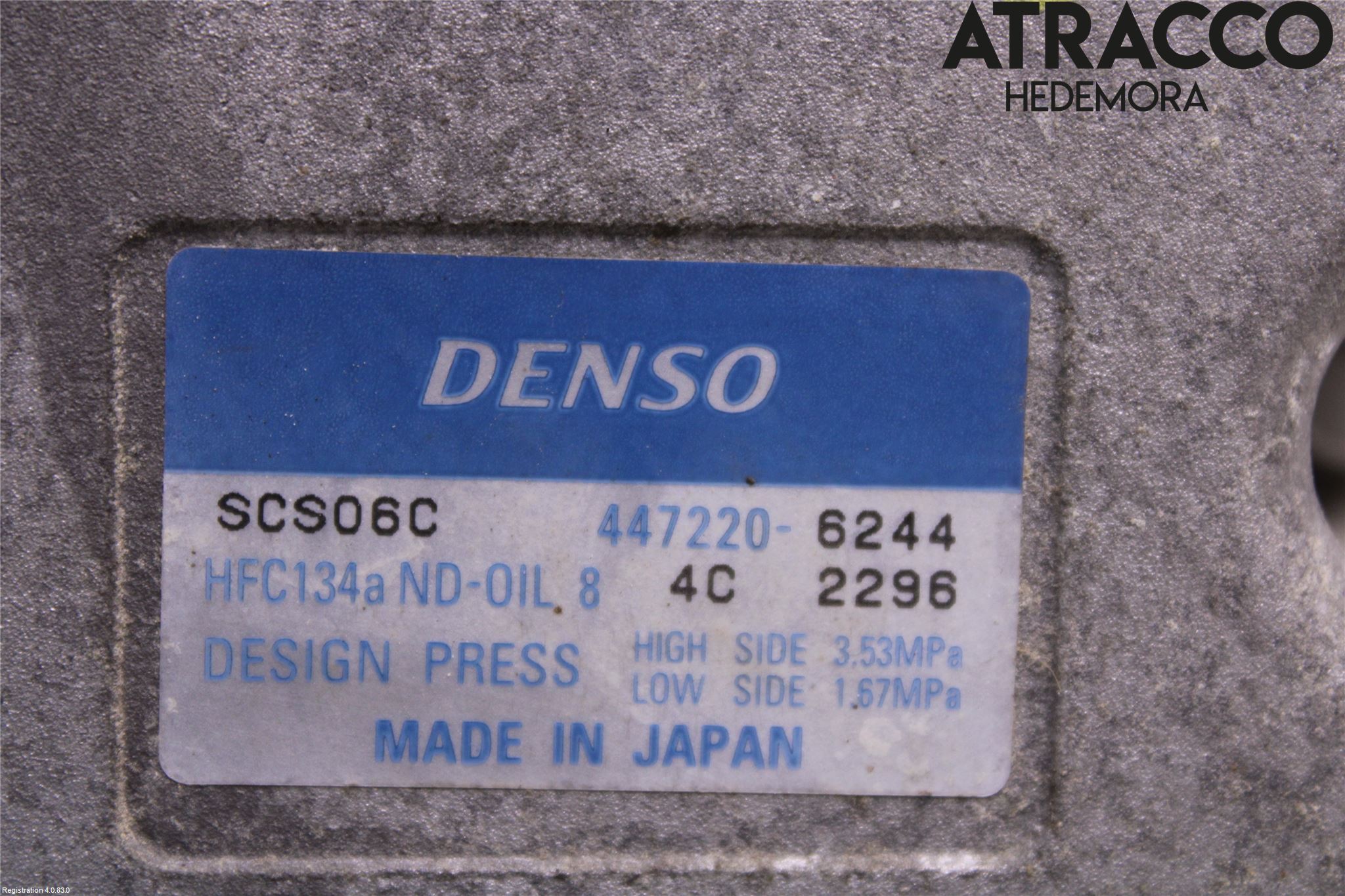 Toyota COROLLA 98-01 Varme Ac Kompressor