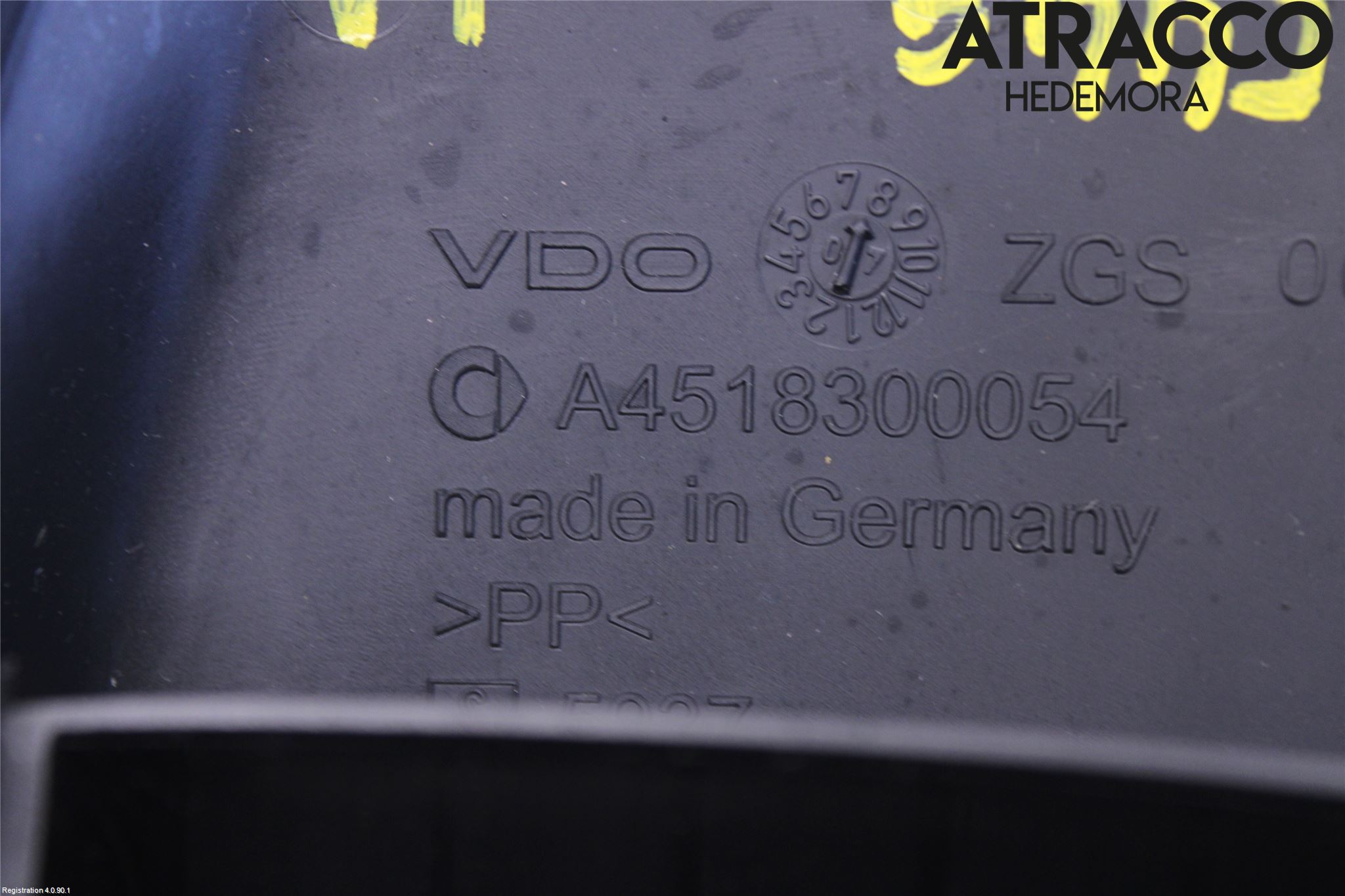 Smart FORTWO I 99-07 Dashbord Kanal - Dyse