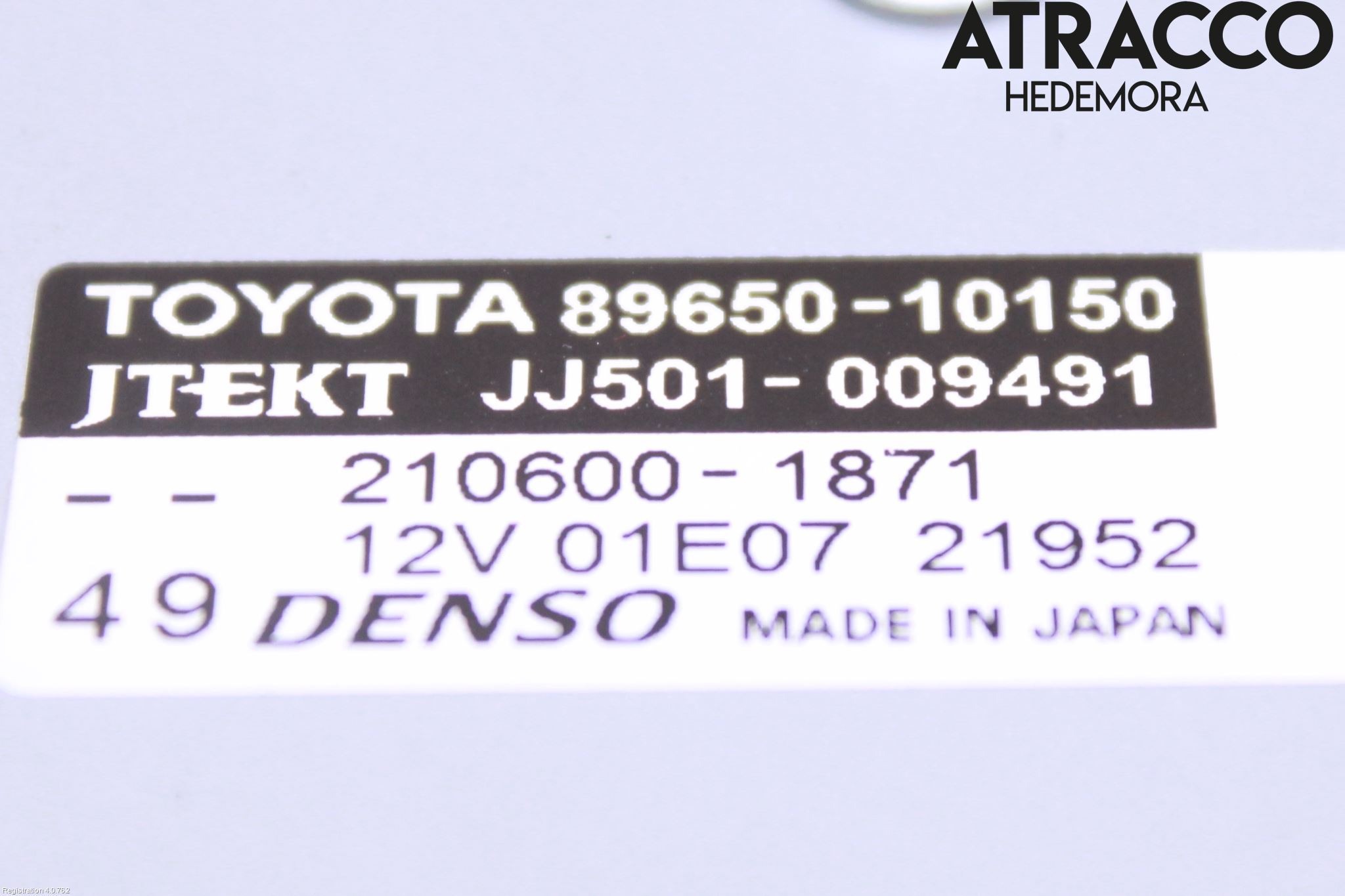 Toyota C-HR 16-23 Rattakselaggregat Innebygd Servo