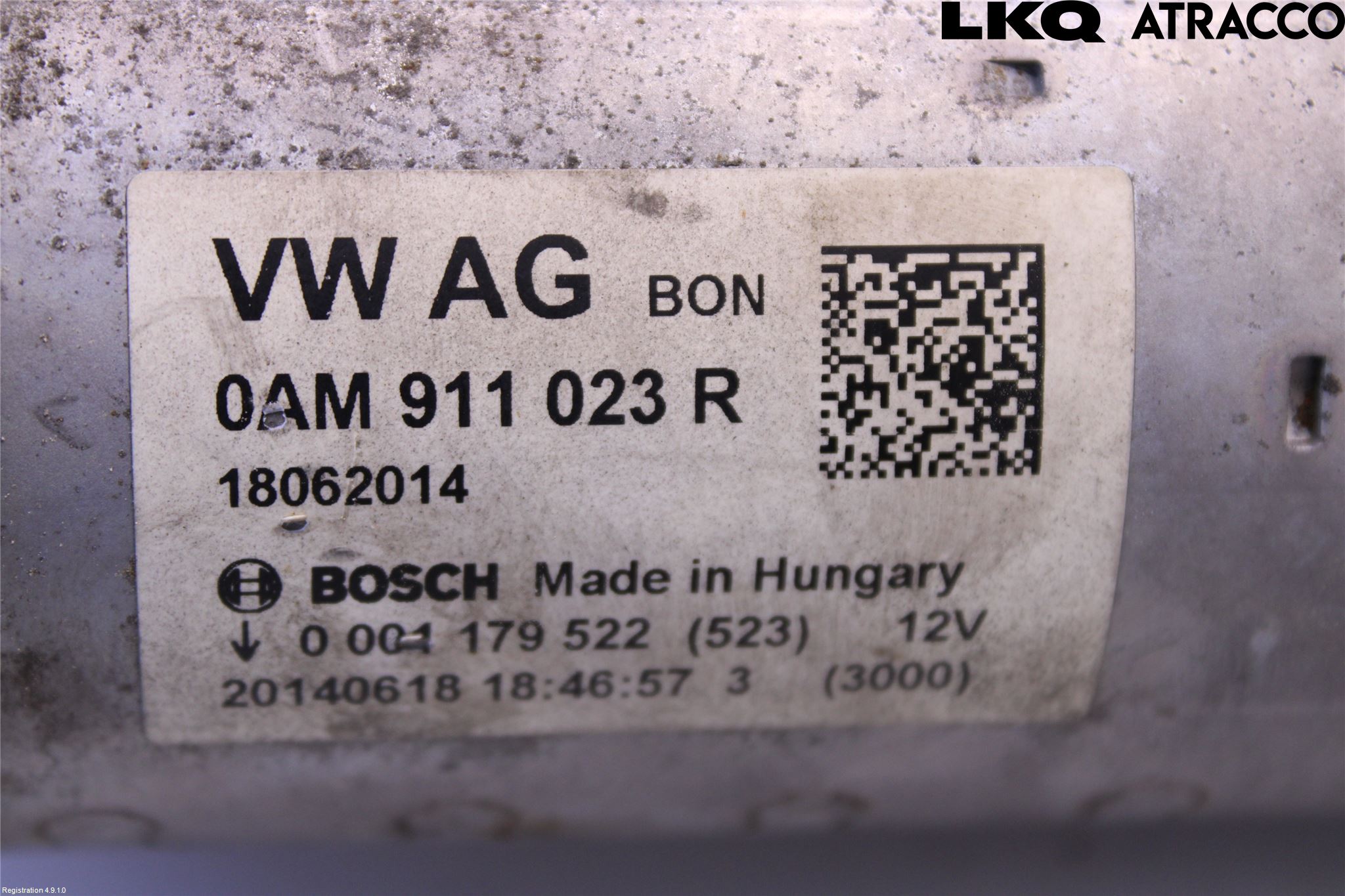 Volkswagen VW GOLF / E-GOLF VII 13-20 Startmotor
