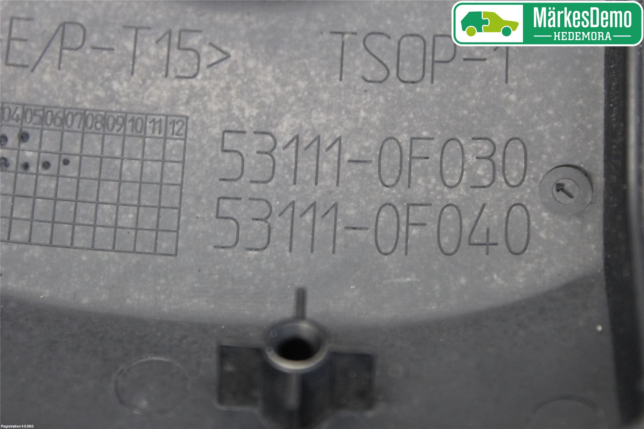 Toyota COROLLA VERSO 04-07 Grill Komplett