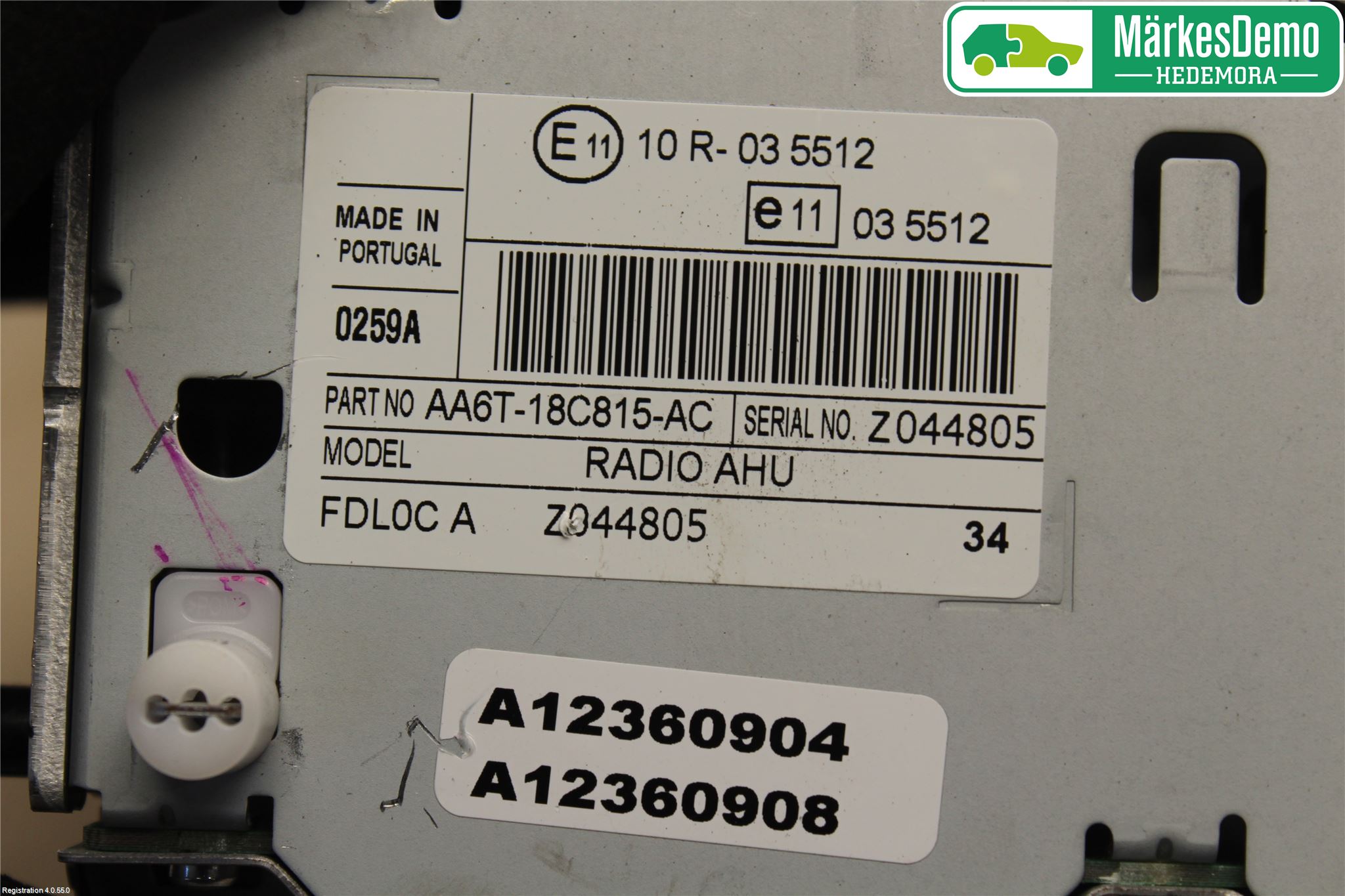 Ford FIESTA 09-12 Stereo Radio Med Cd