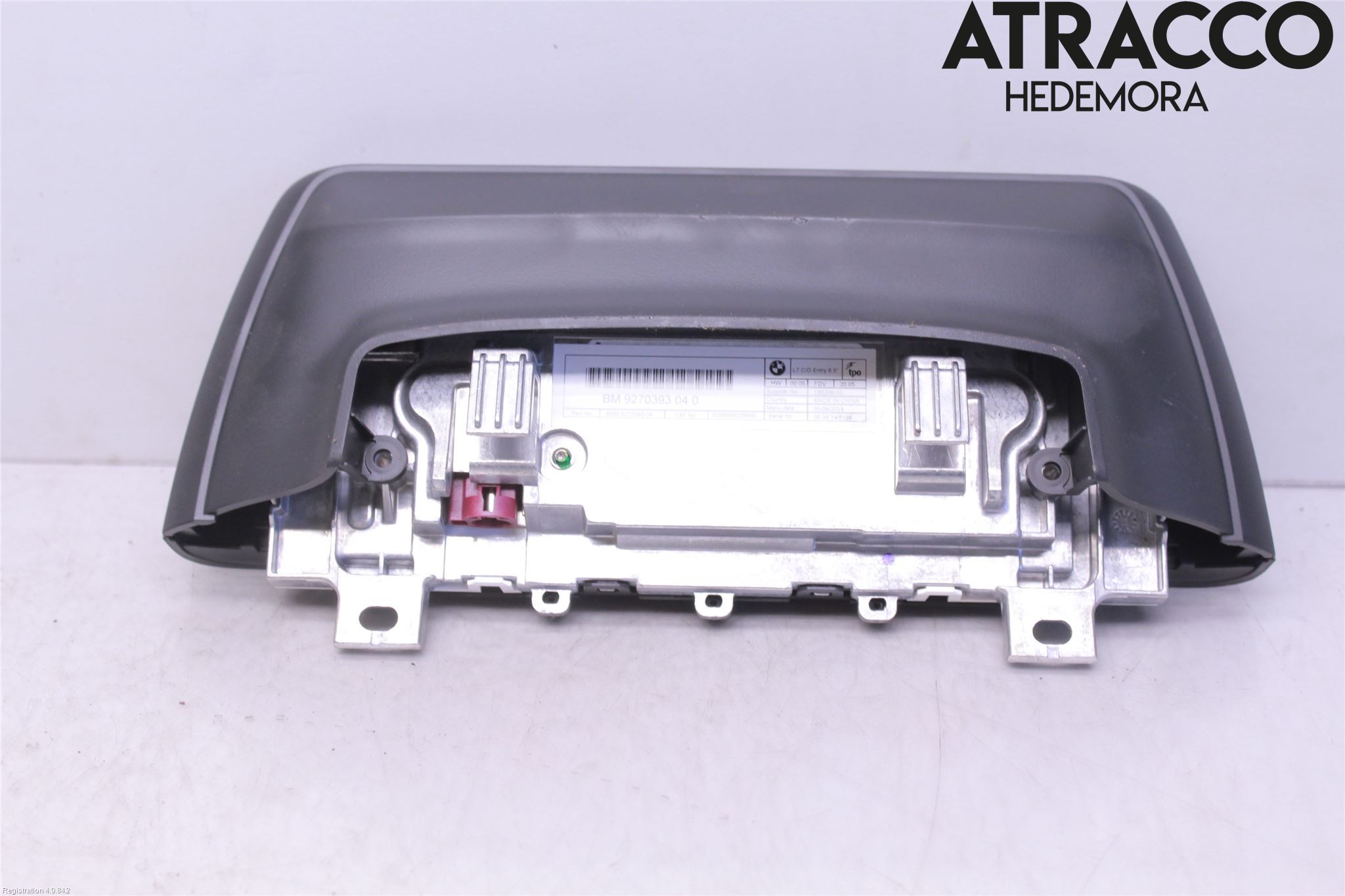 BMW 3 F30/F31/F80 12-19 Instr Skjerm Dvd-Gps-Ac-Tlf