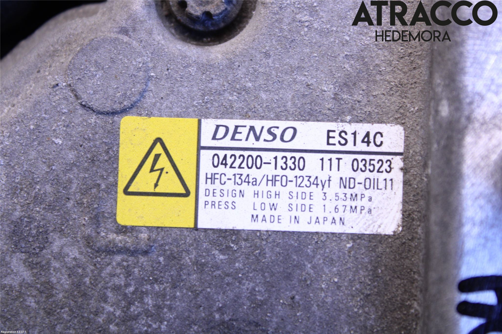 Toyota AURIS 13-19 Varme Ac Kompressor