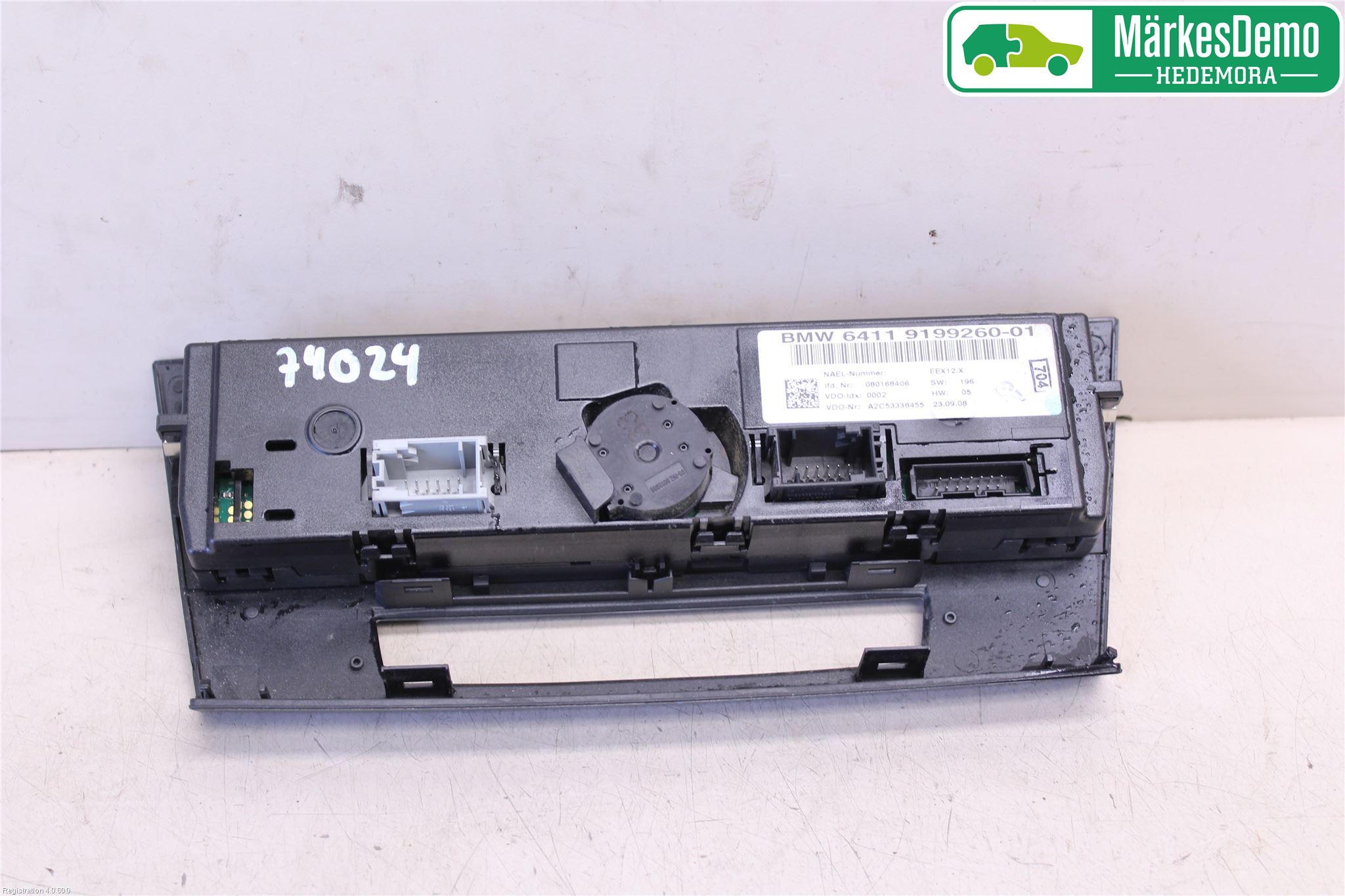 BMW 3 E90/91 SED/TOU 05-12 Varme Ac Betjening-Display