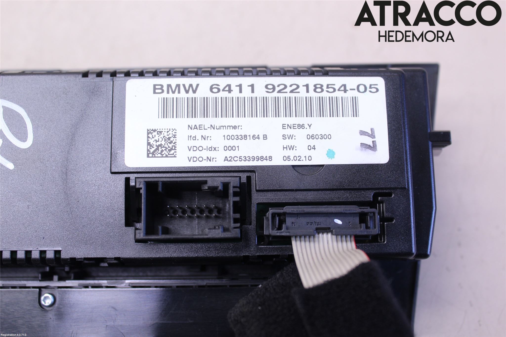 BMW 3 E92/93 Coupé/Cab 05-14 Varme Ac Betjening-Display