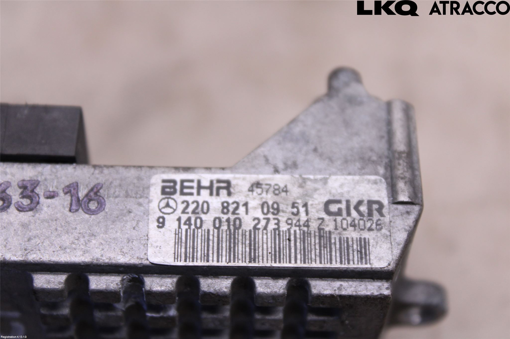 Mercedes-Benz MB S-KLASS (W220)  99-05 Varmeapparat Viftemotstand