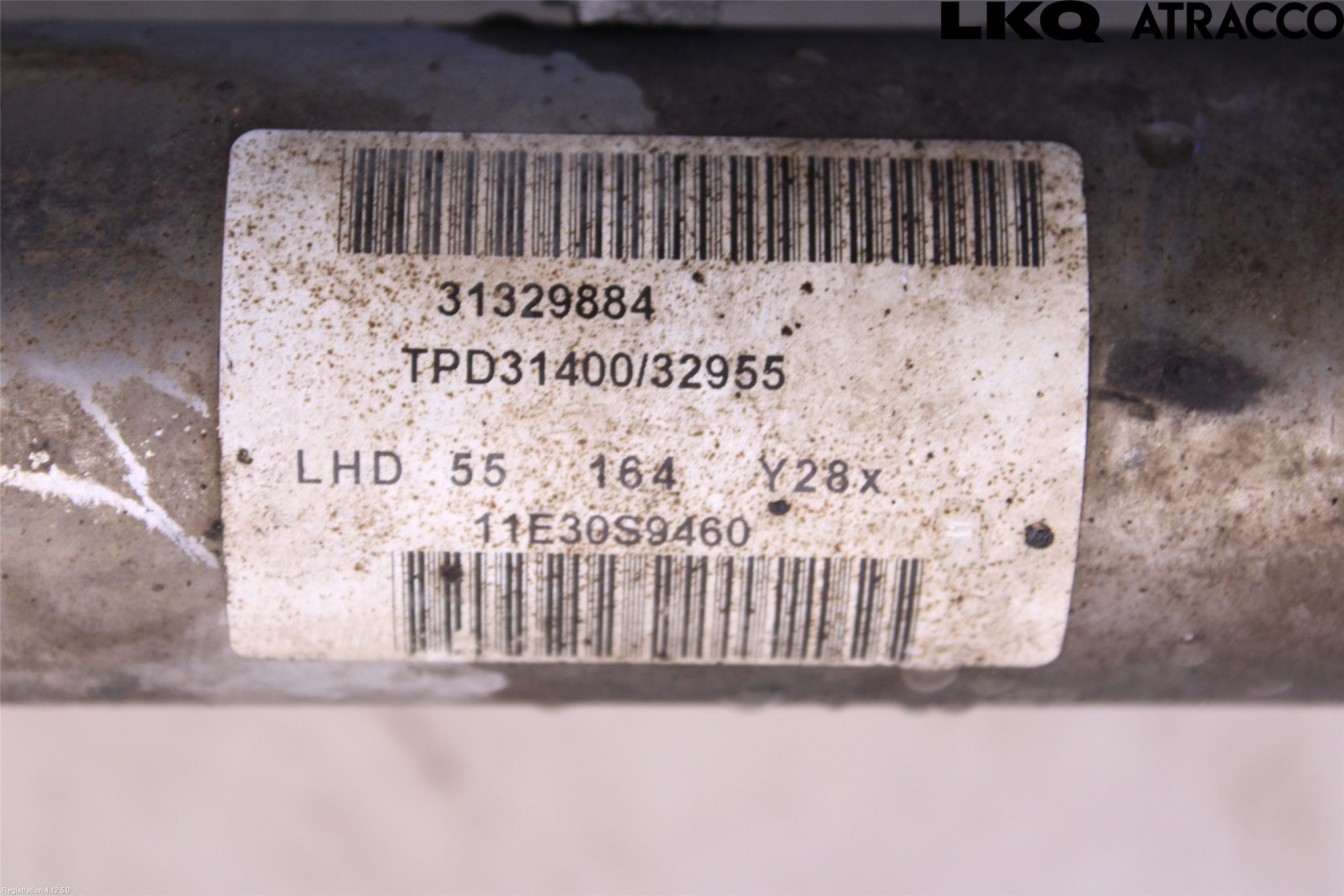 Volvo V70 08-13 Servo Snekke - Tannstang
