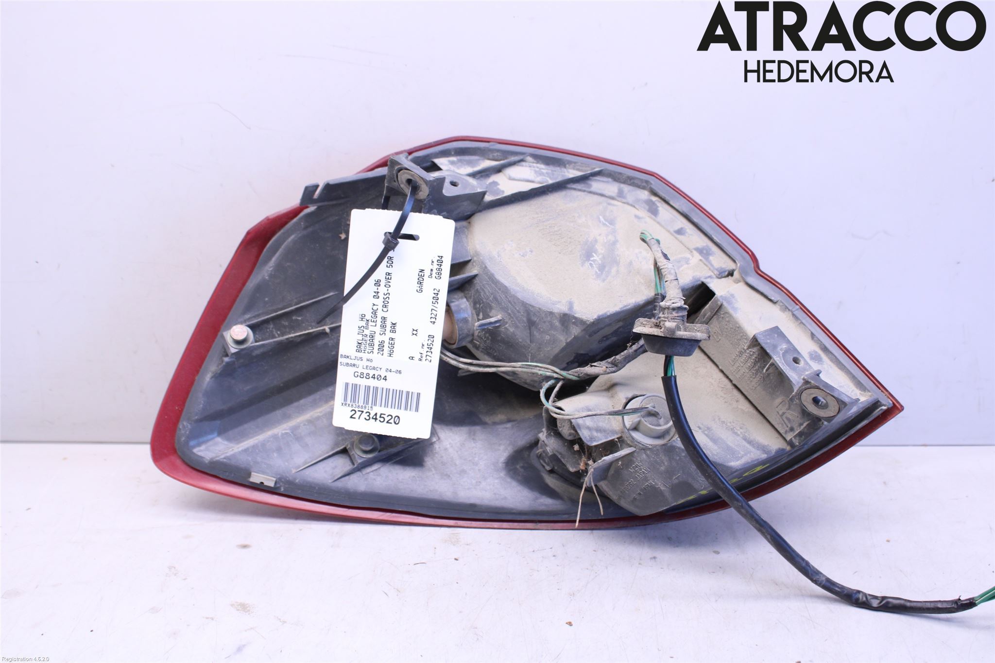 Subaru LEGACY    04-06 Baklykt Høyre