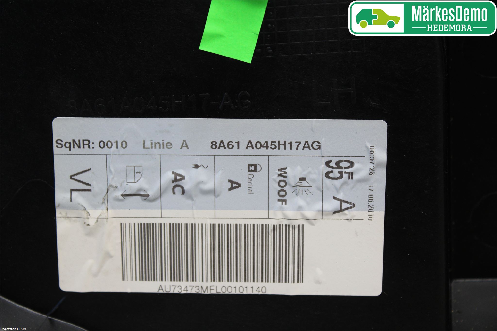 Ford FIESTA 09-12 Vindusheis El Komp