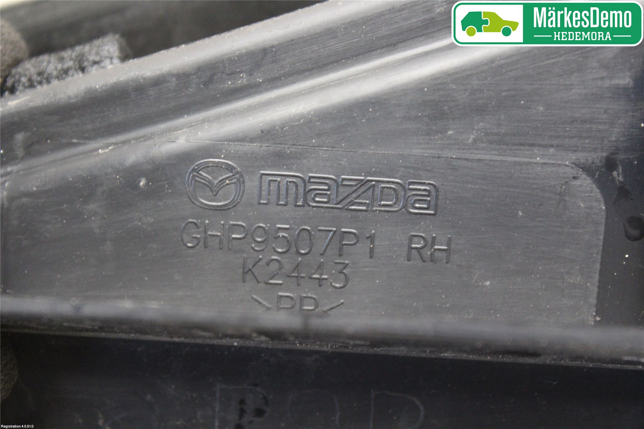 Mazda 6 13- Visker Deksel-Grill-Under Frr