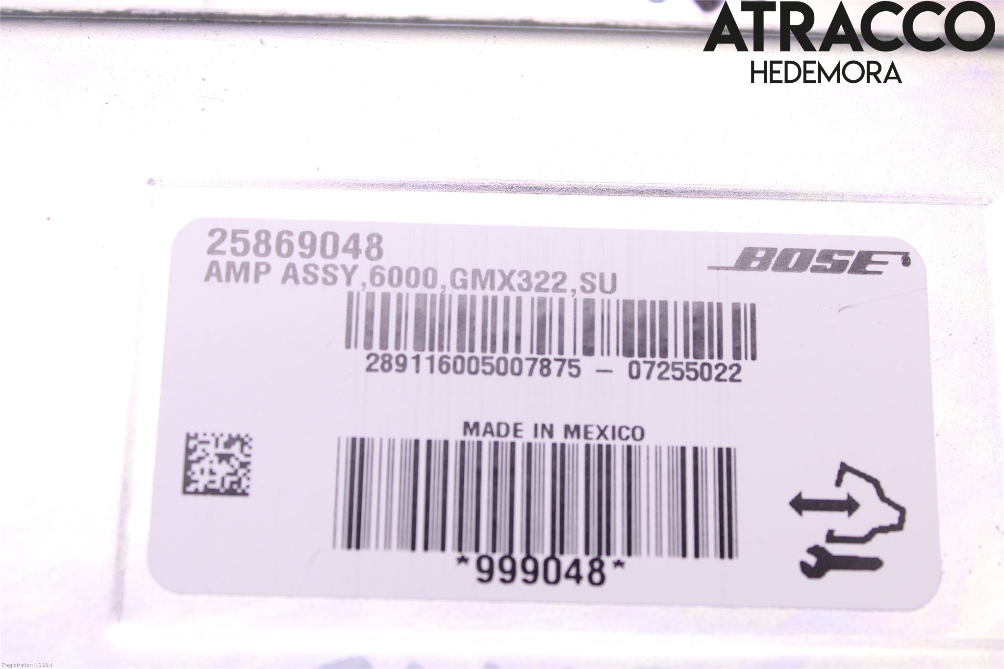 Cadillac CTS Stereo Forsterker