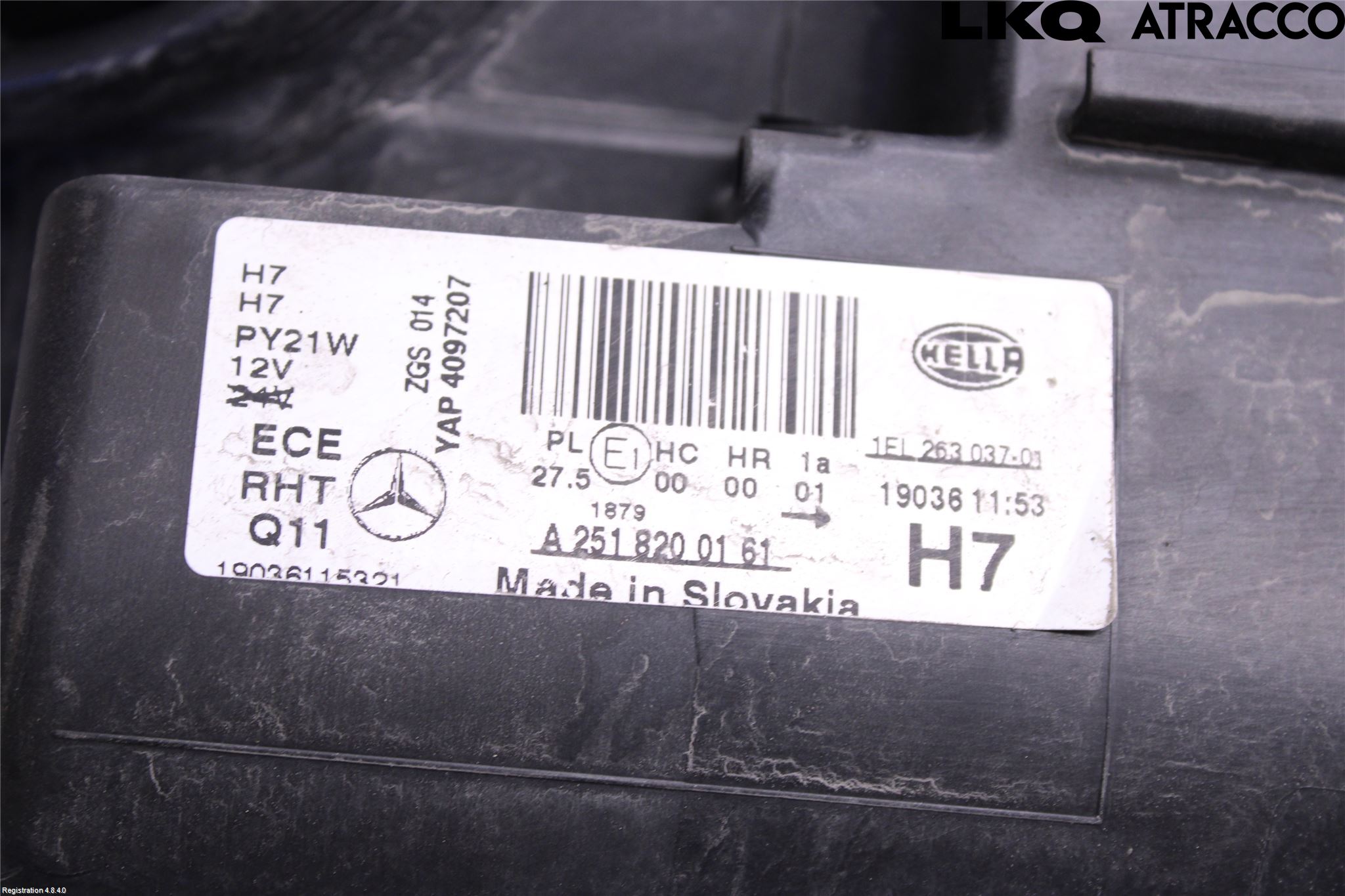 Mercedes-Benz MB R-KLASS (W251) 05-13 Frontlykt Venstre