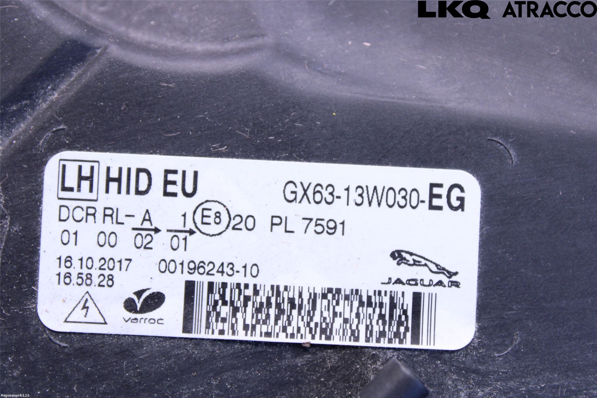 Jaguar XF (X260) 16-24 Frontlykt Venstre