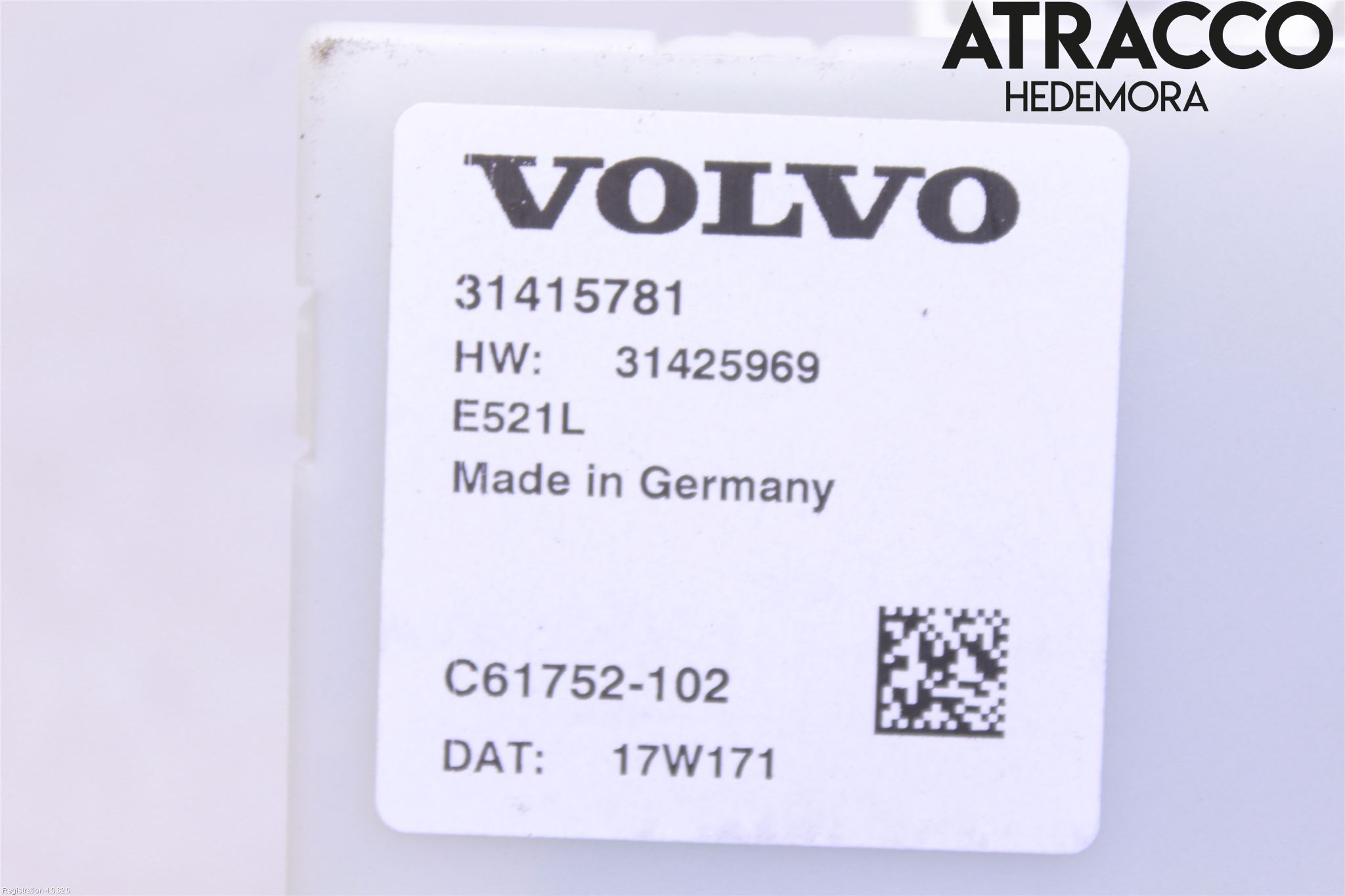 Volvo XC60 14-17 Styreenhet Bakluke