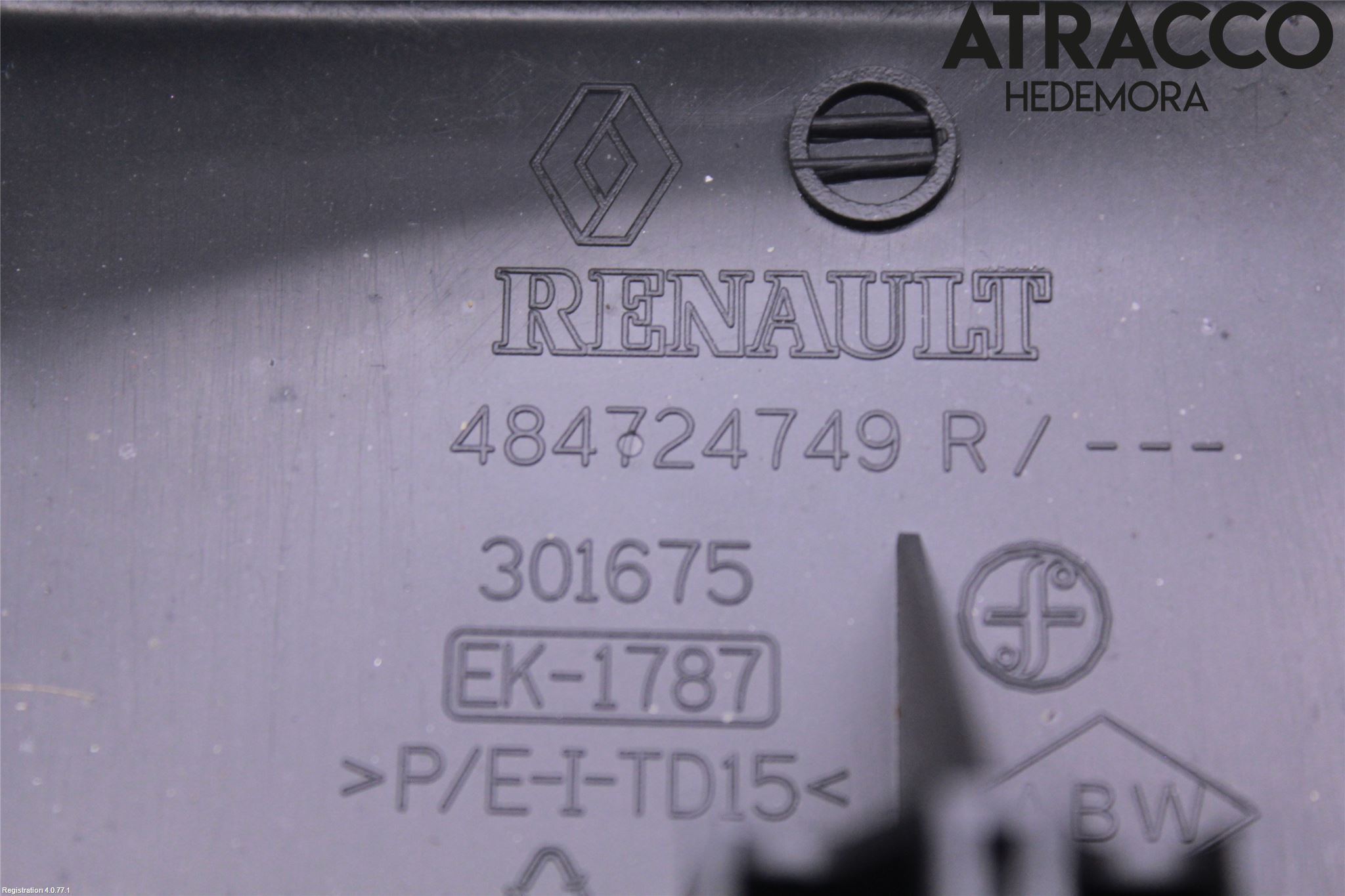 Renault CLIO IV 12-16 Rattdeksel - Deksler