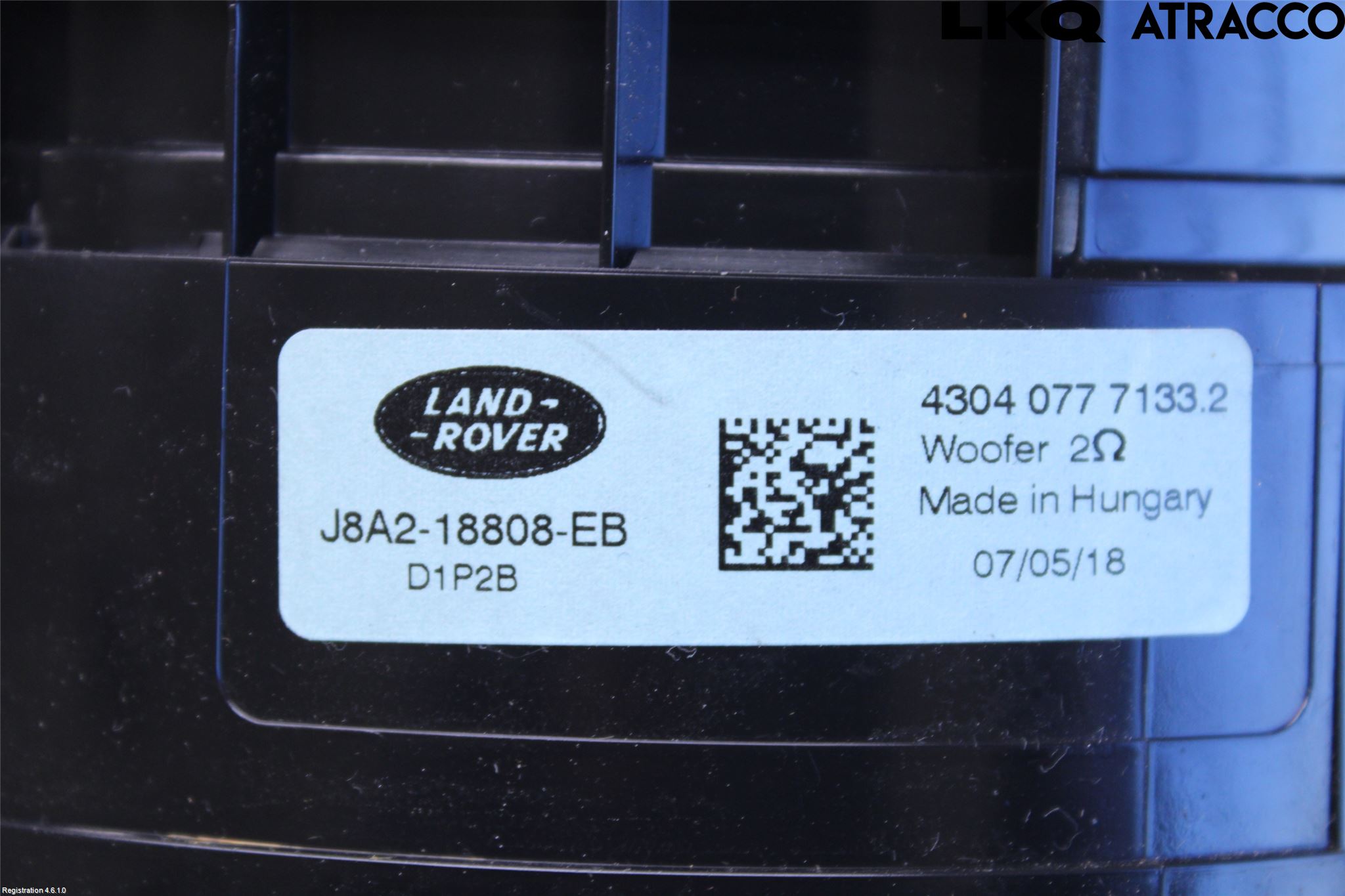 Landrover RANGE ROVER VELAR (L560) 17- Innr Høyttaler