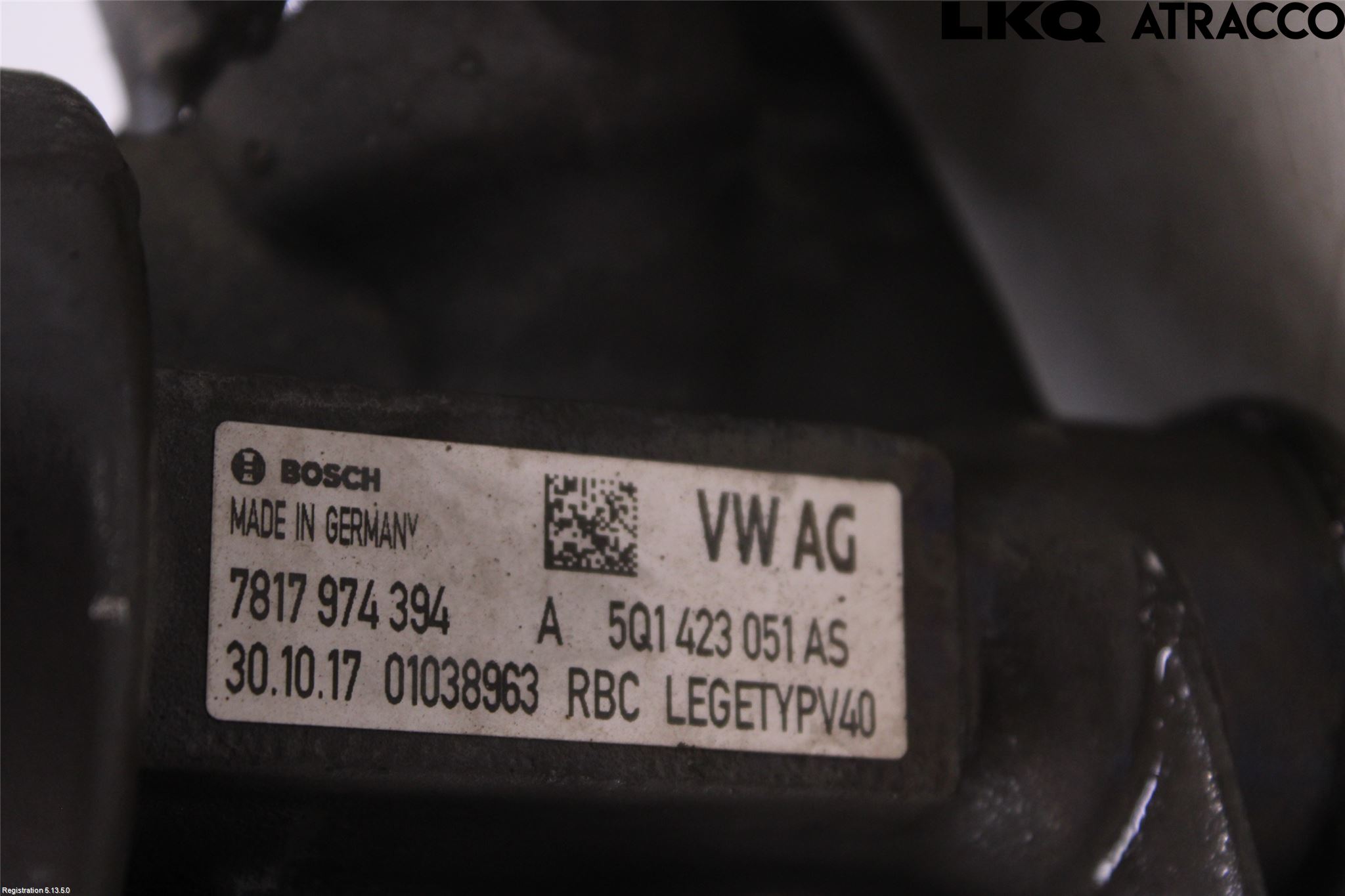 Volkswagen VW GOLF / E-GOLF VII 13-20 Styrväxel/Snäcka Elektrisk