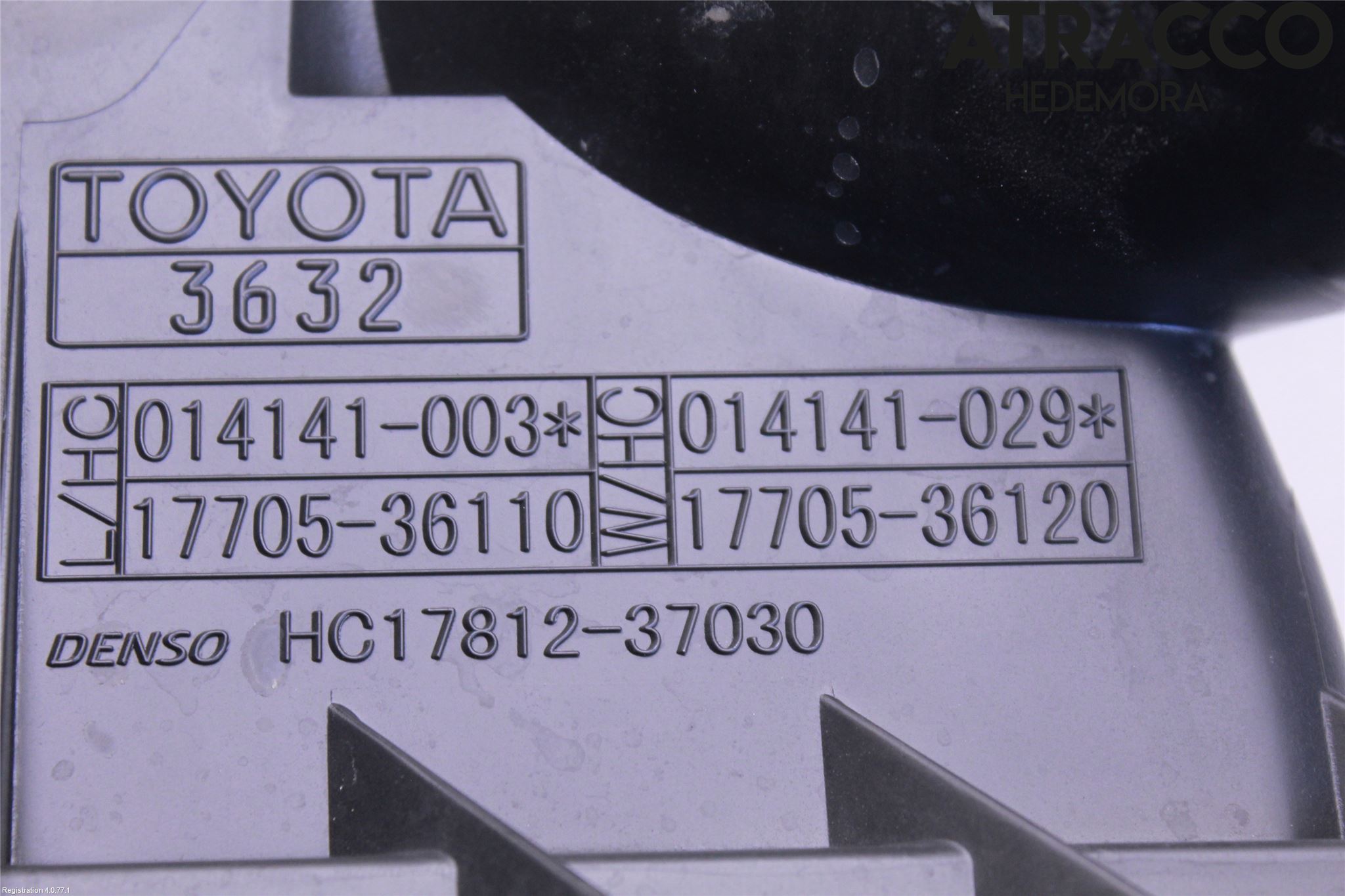 Toyota RAV4 13-18 Luftfilter Boks